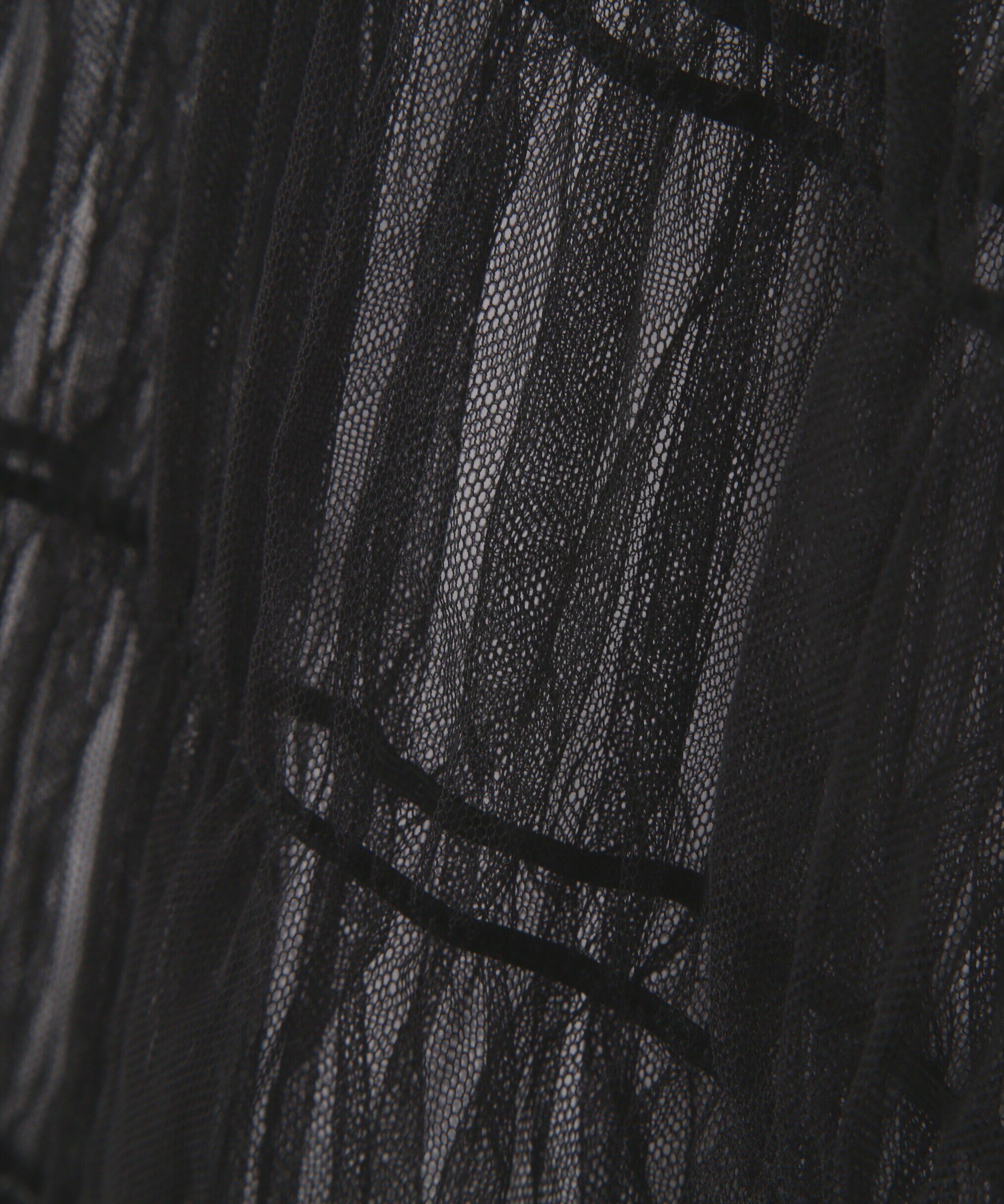  「チュールシャーリングブラウス」|シャツ・ブラウス|