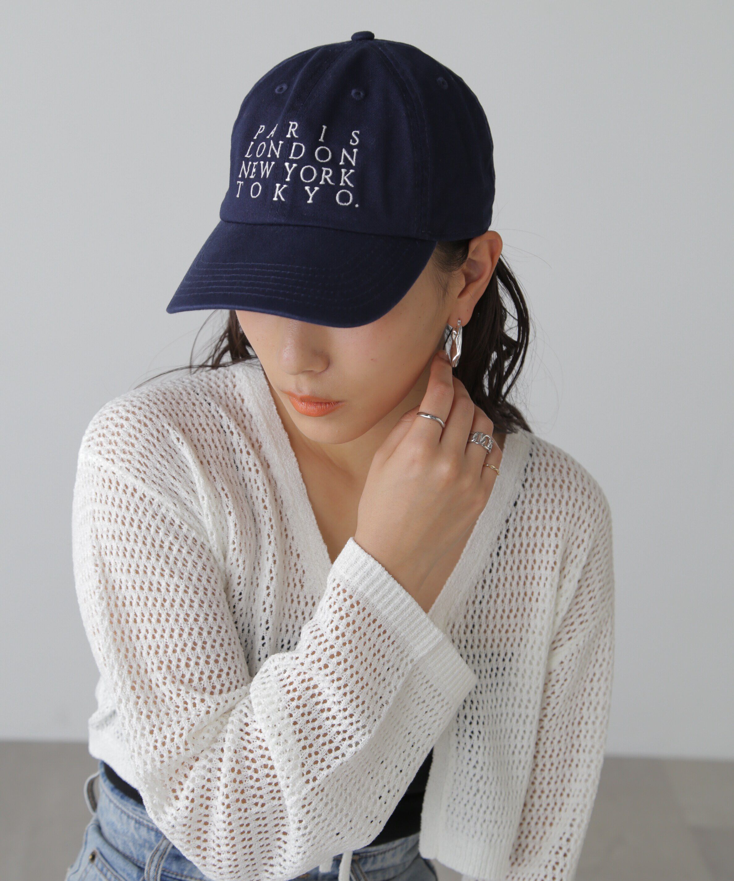  「ロゴ刺繍キャップ」|ソックス|