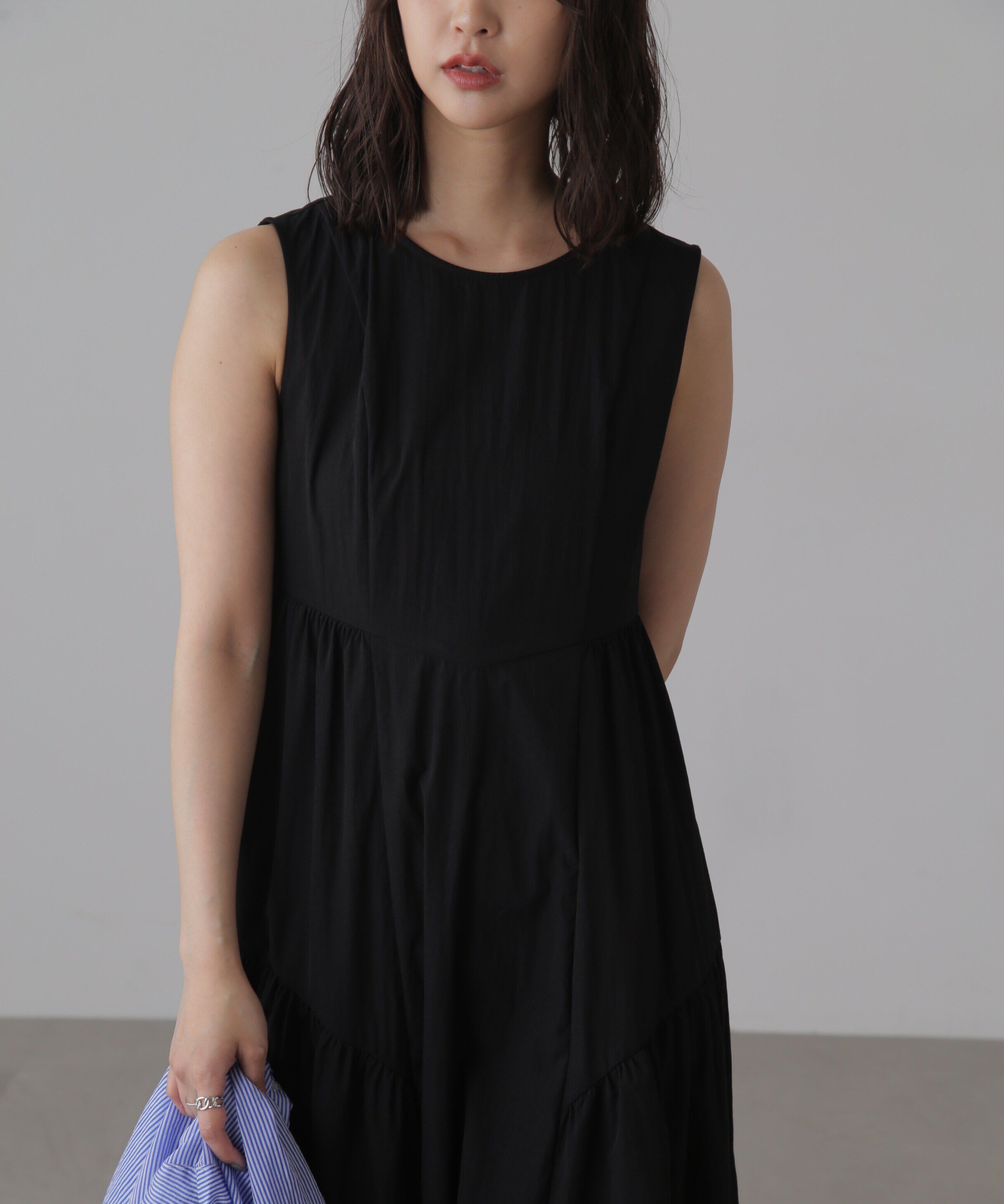  「タイプライターギャザーマキシワンピース」|ワンピース|