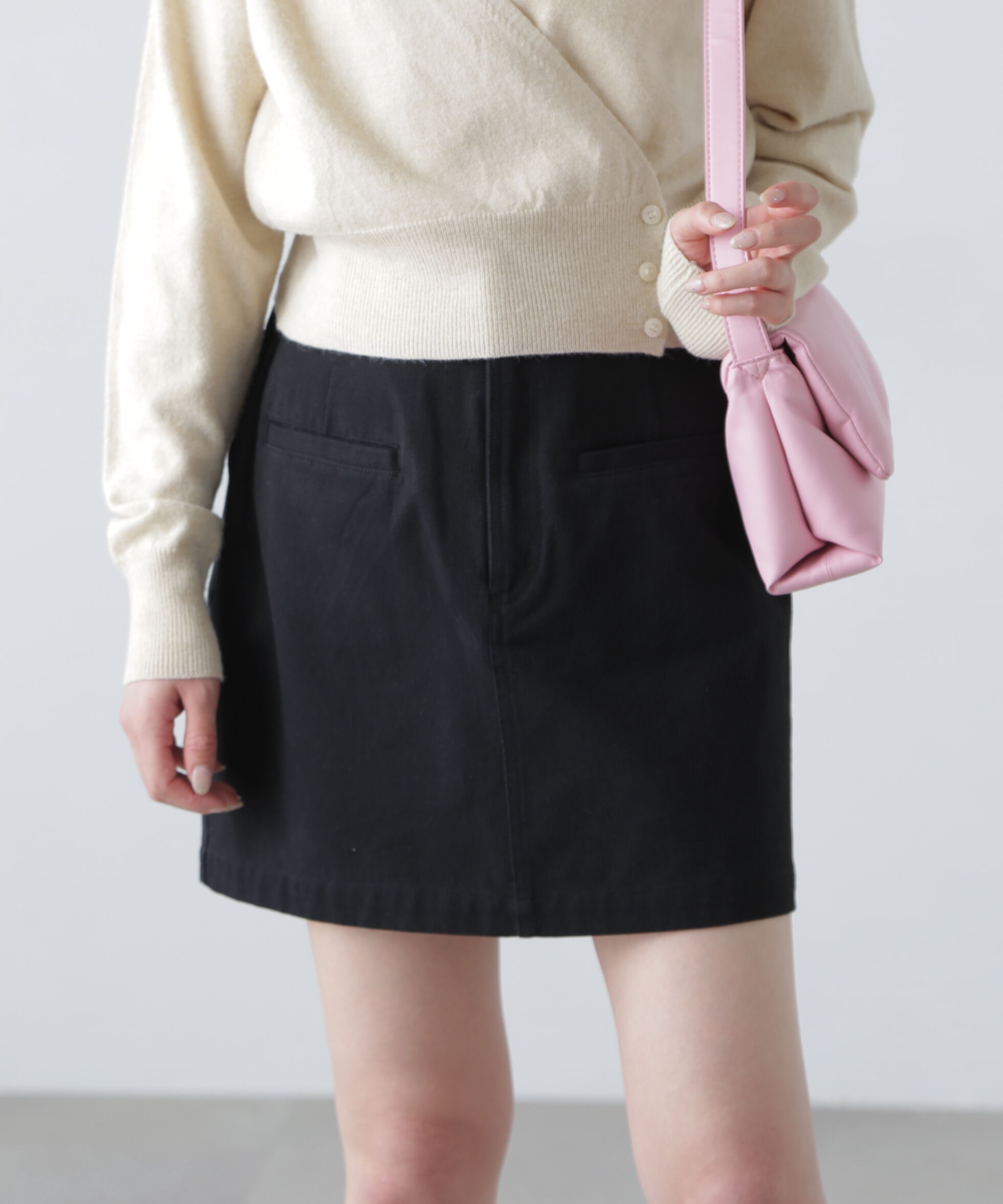  「〈セットアップ対応〉ウォッシュドミニスカート」|スカート|