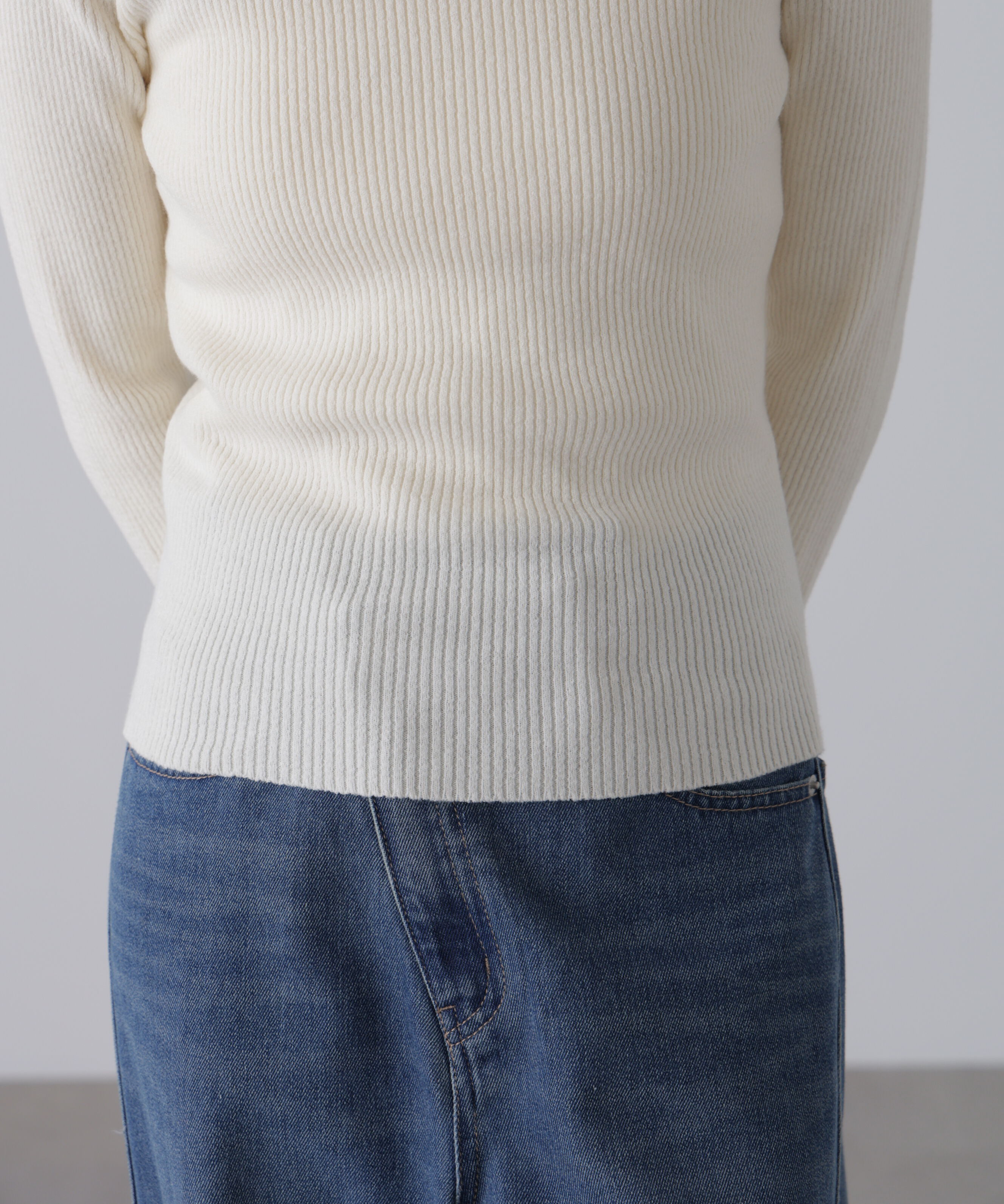  「タートルネックリブニット」|ニット・セーター|