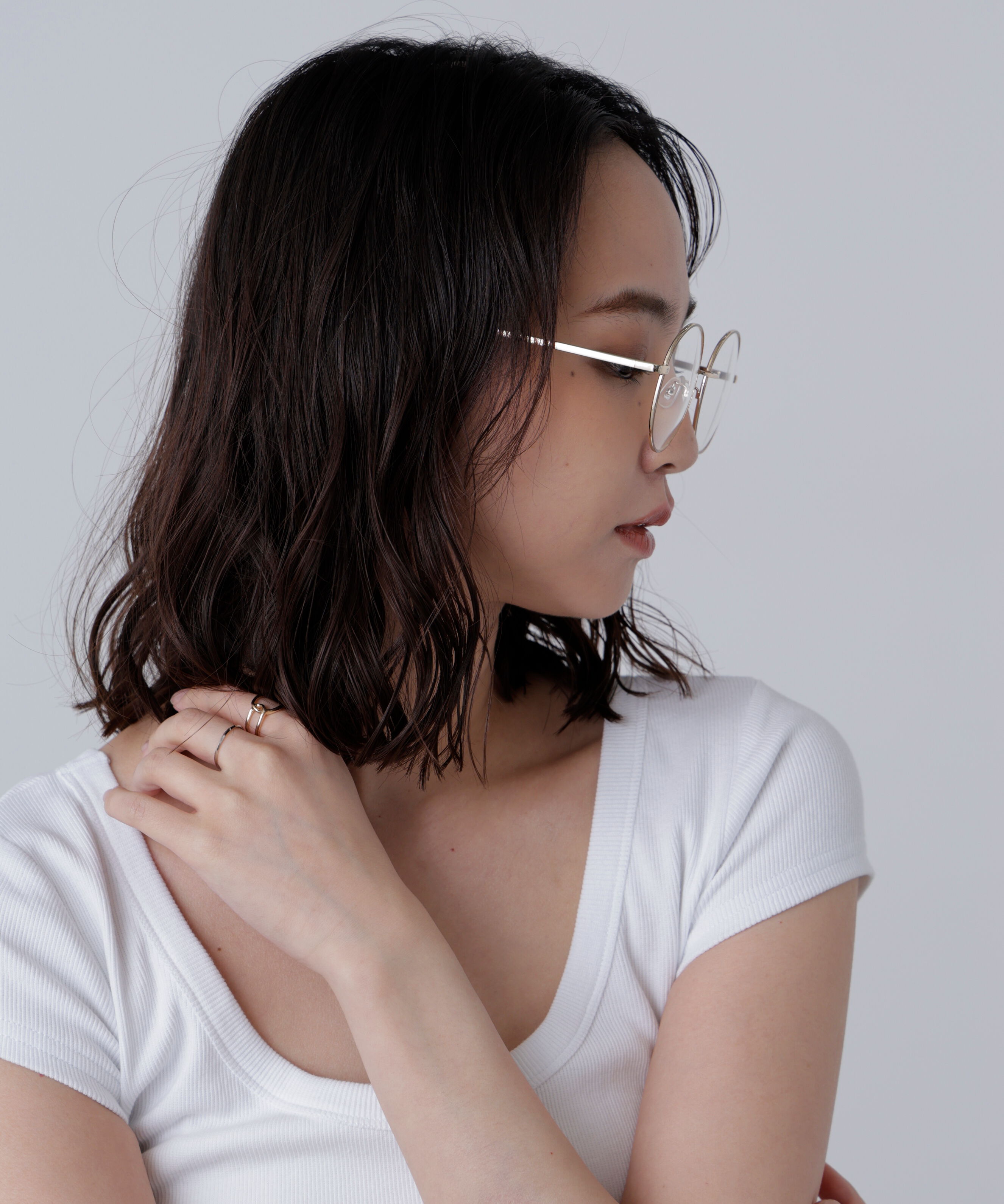  「ラウンドサングラス」|ハンカチ|