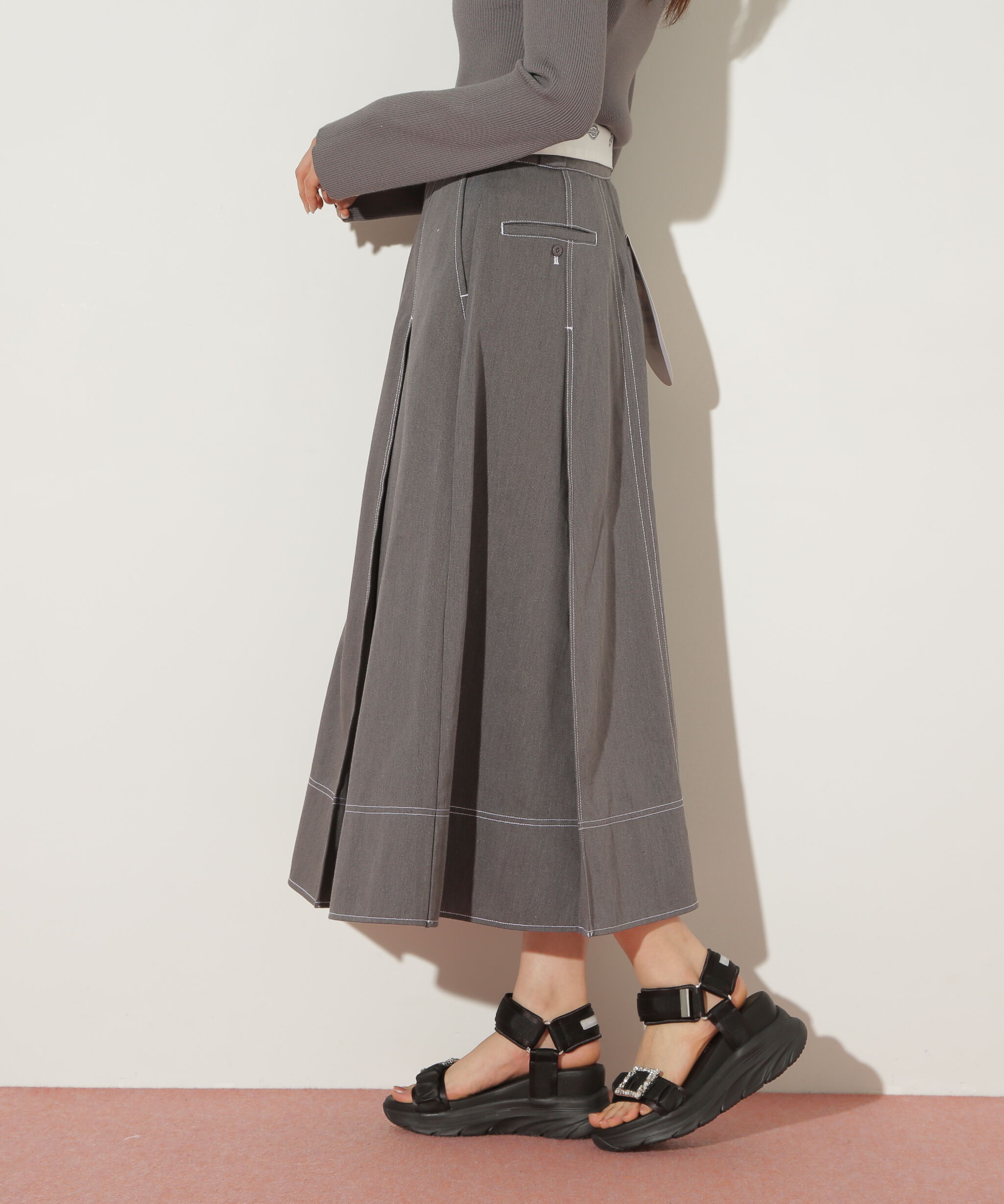  「「Dickies &times; JILL by JILL STUART」別注ステッチロングスカート」|スカート|