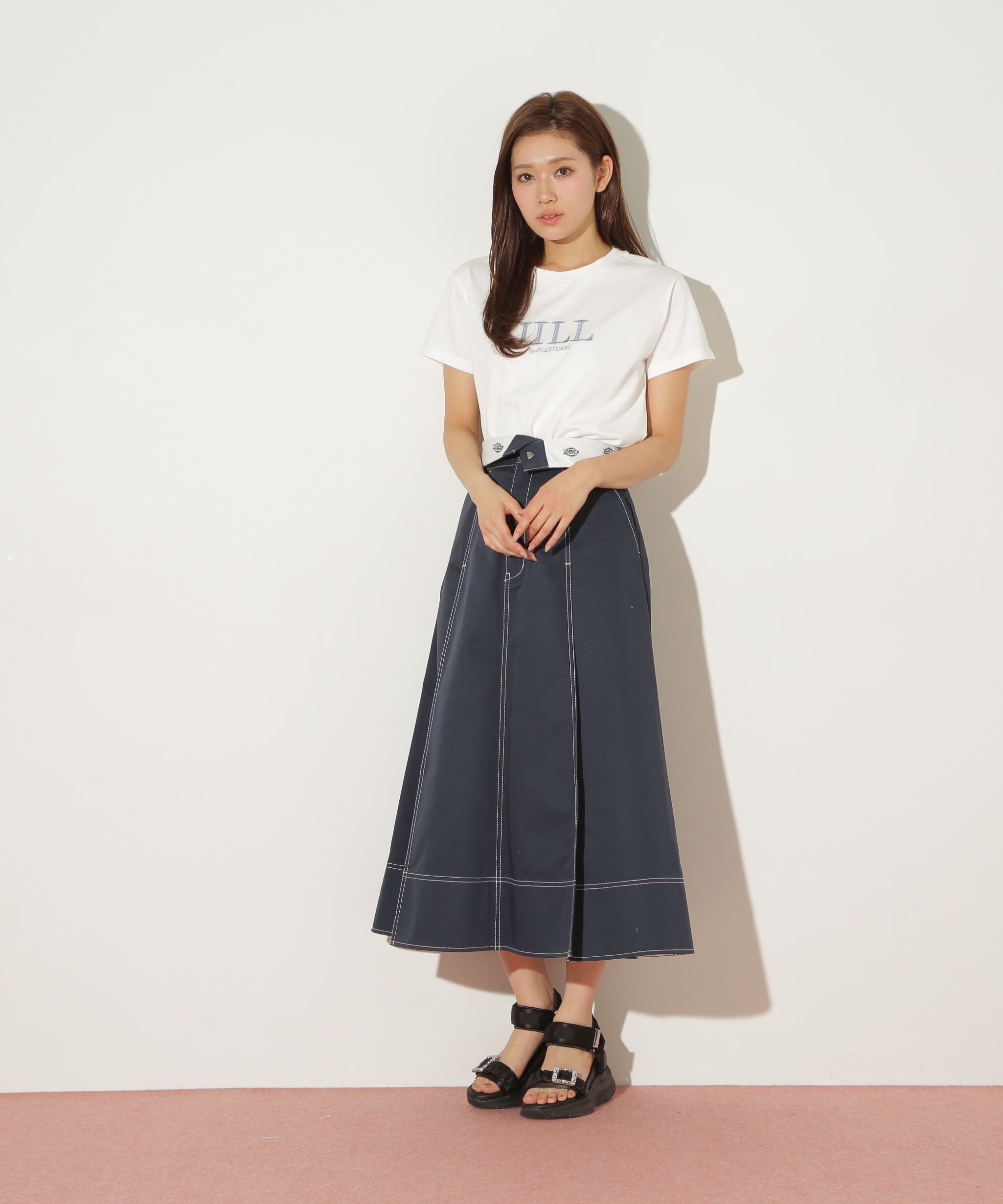  「「Dickies &times; JILL by JILL STUART」別注ステッチロングスカート」|スカート|