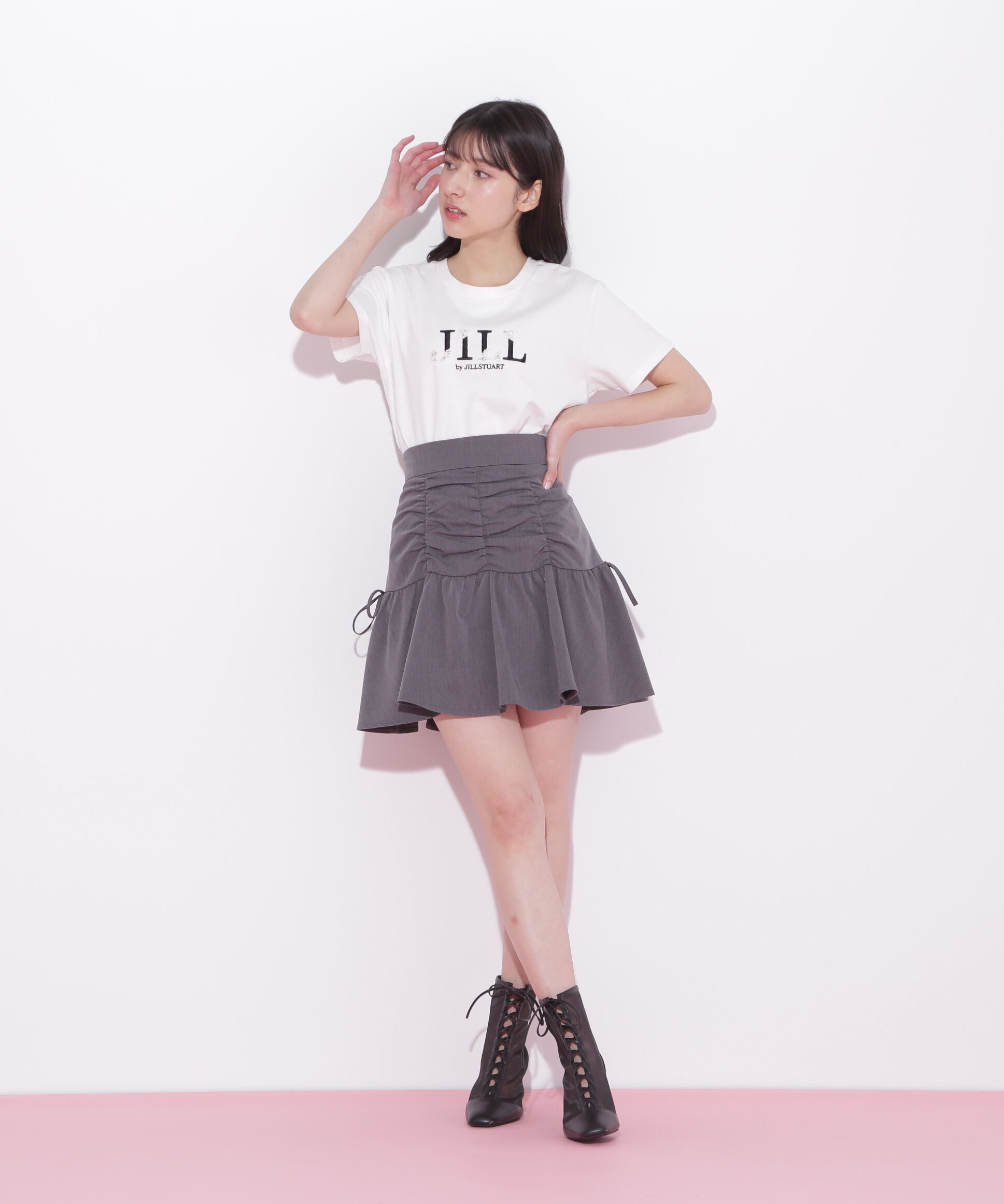  「ギャザーデザインミニスカパン」|その他|