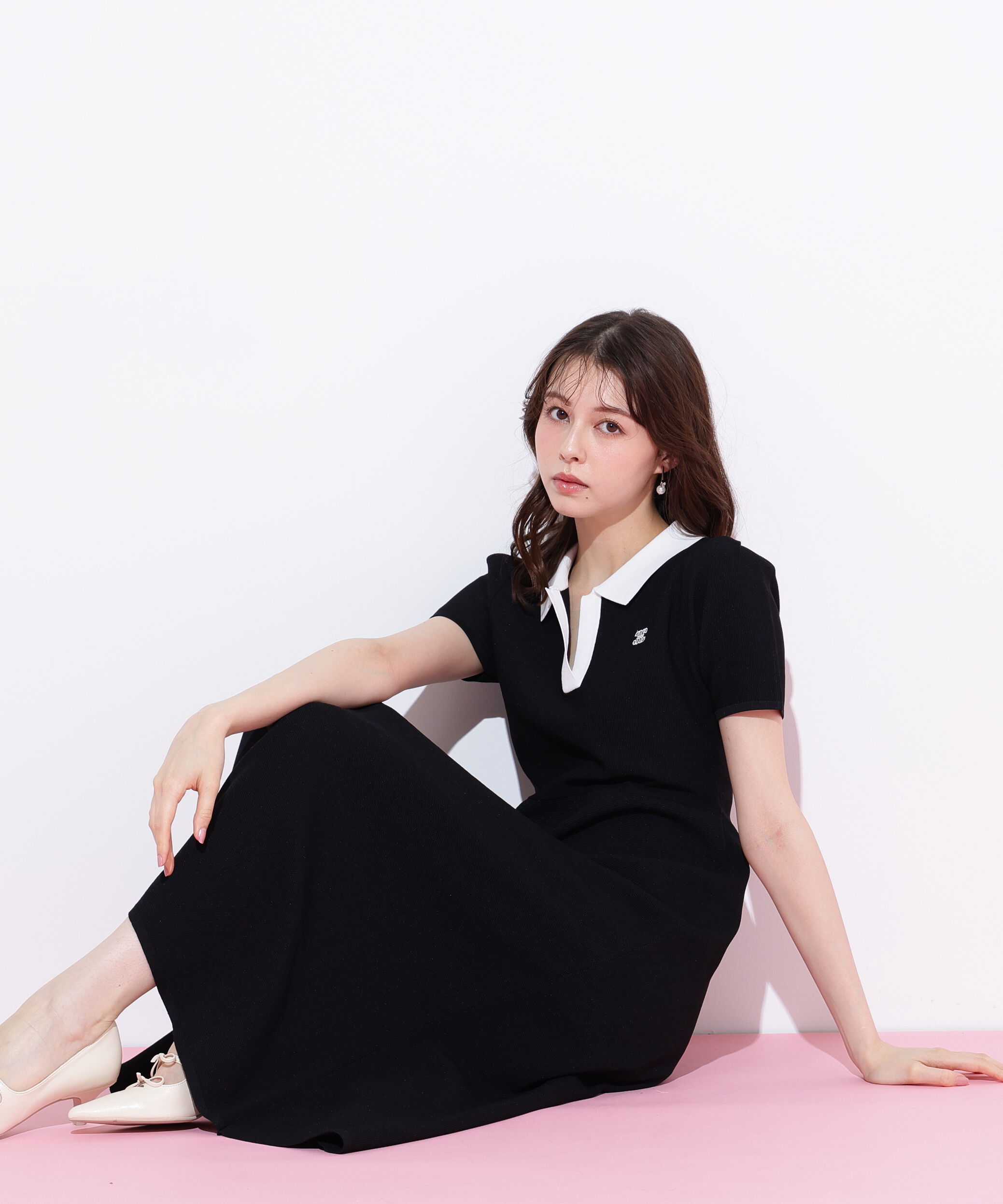  「ポロシャツワンピース」|ワンピース|