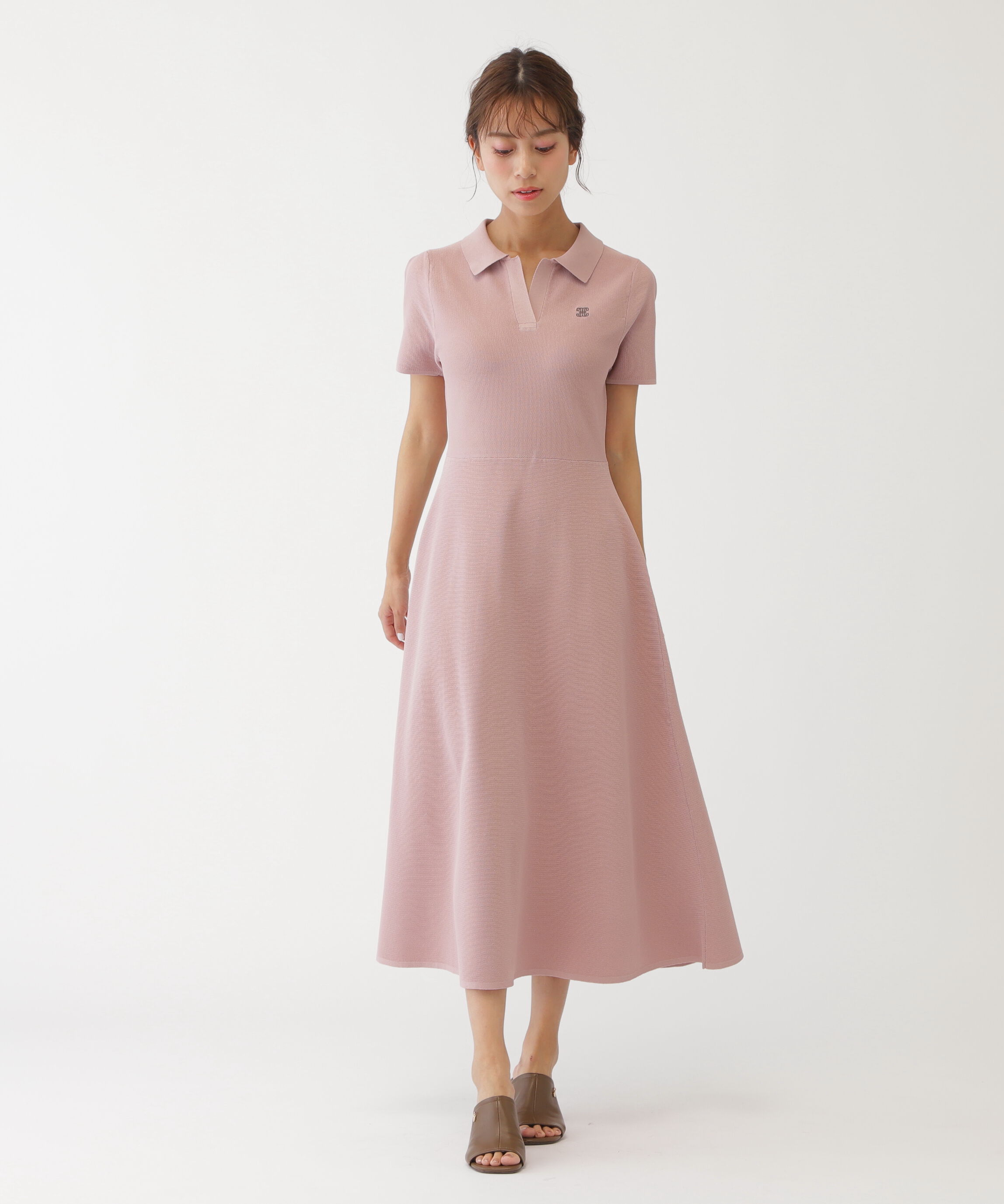  「ポロシャツワンピース」|ワンピース|