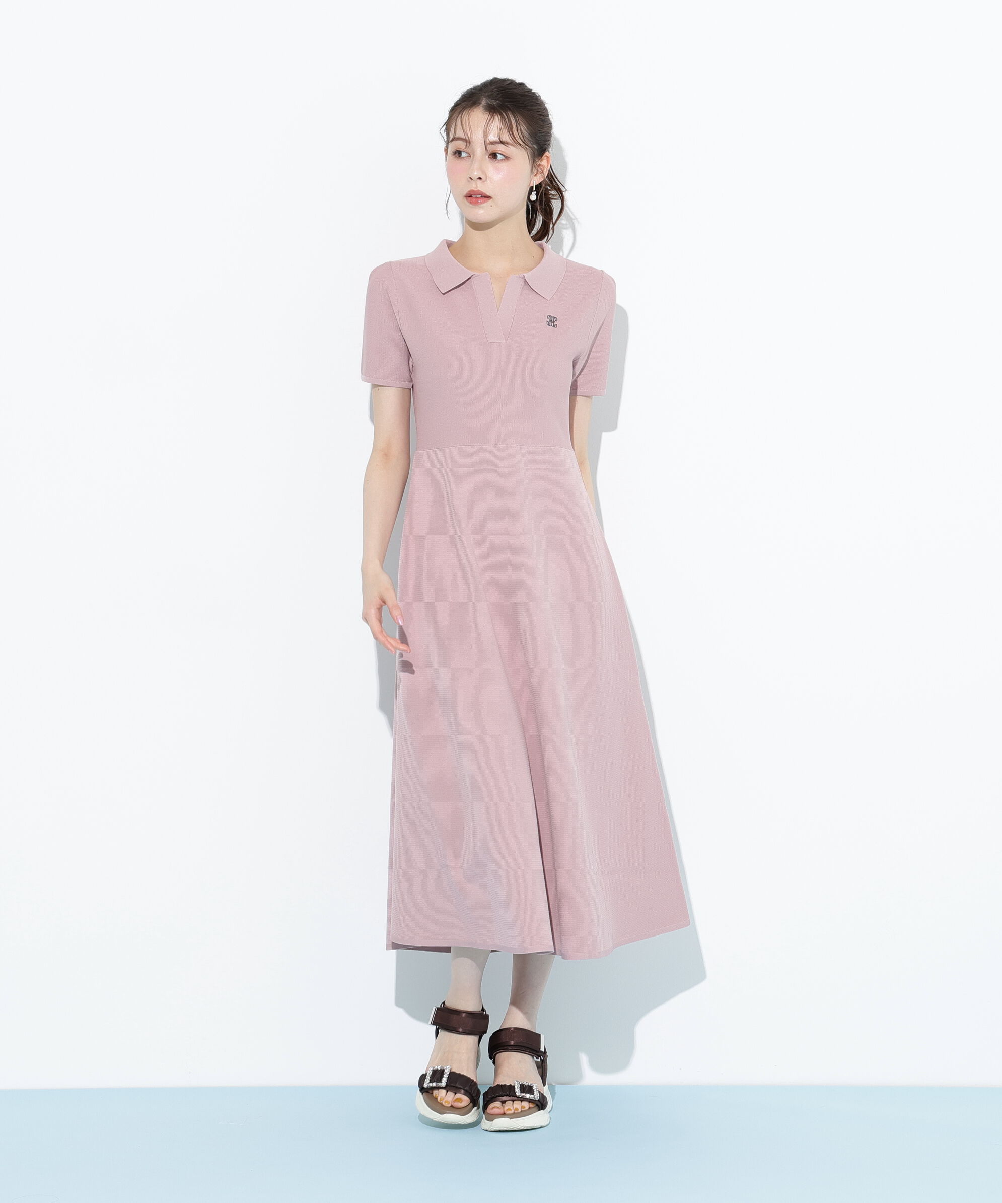  「ポロシャツワンピース」|ワンピース|