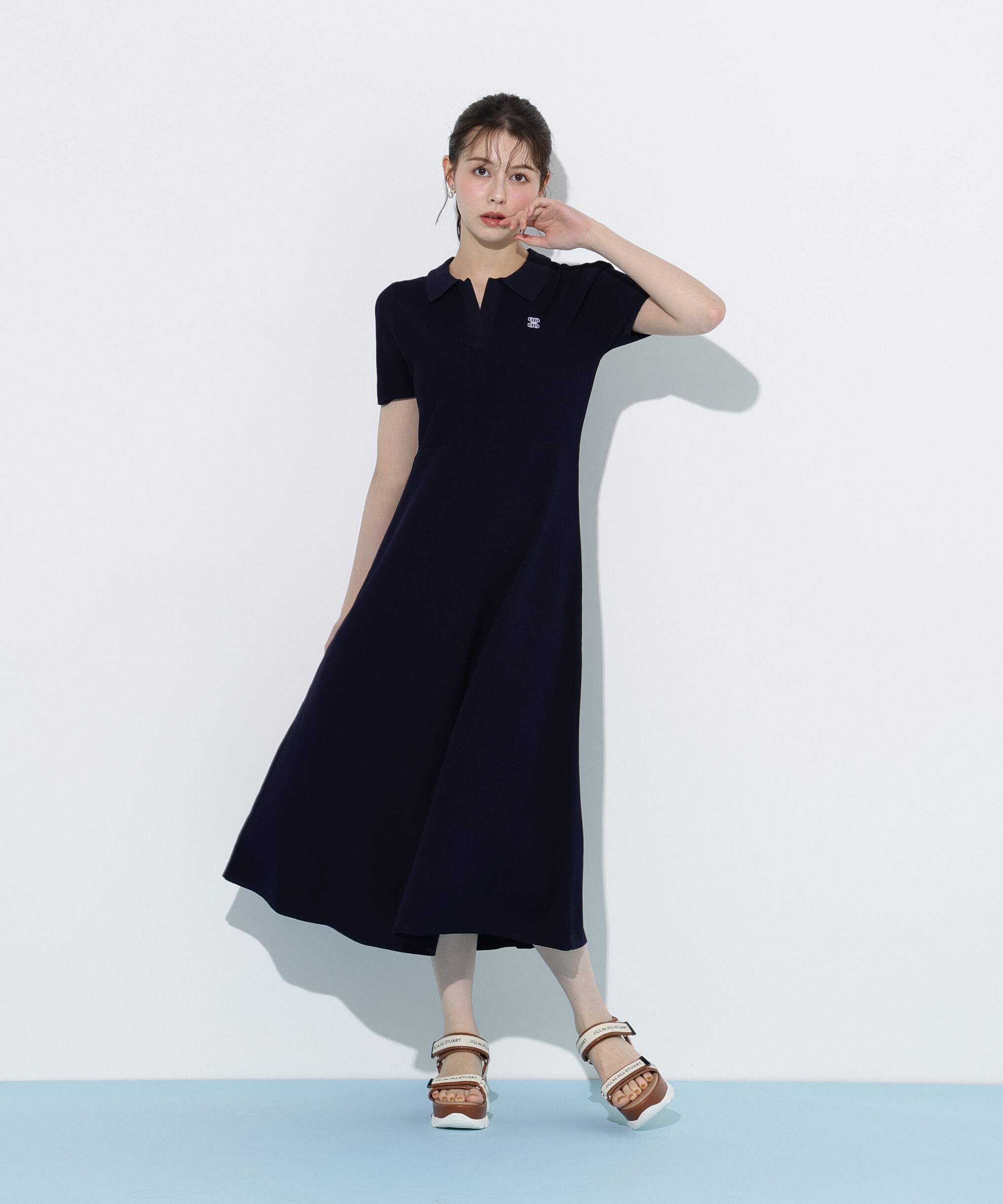  「ポロシャツワンピース」|ワンピース|