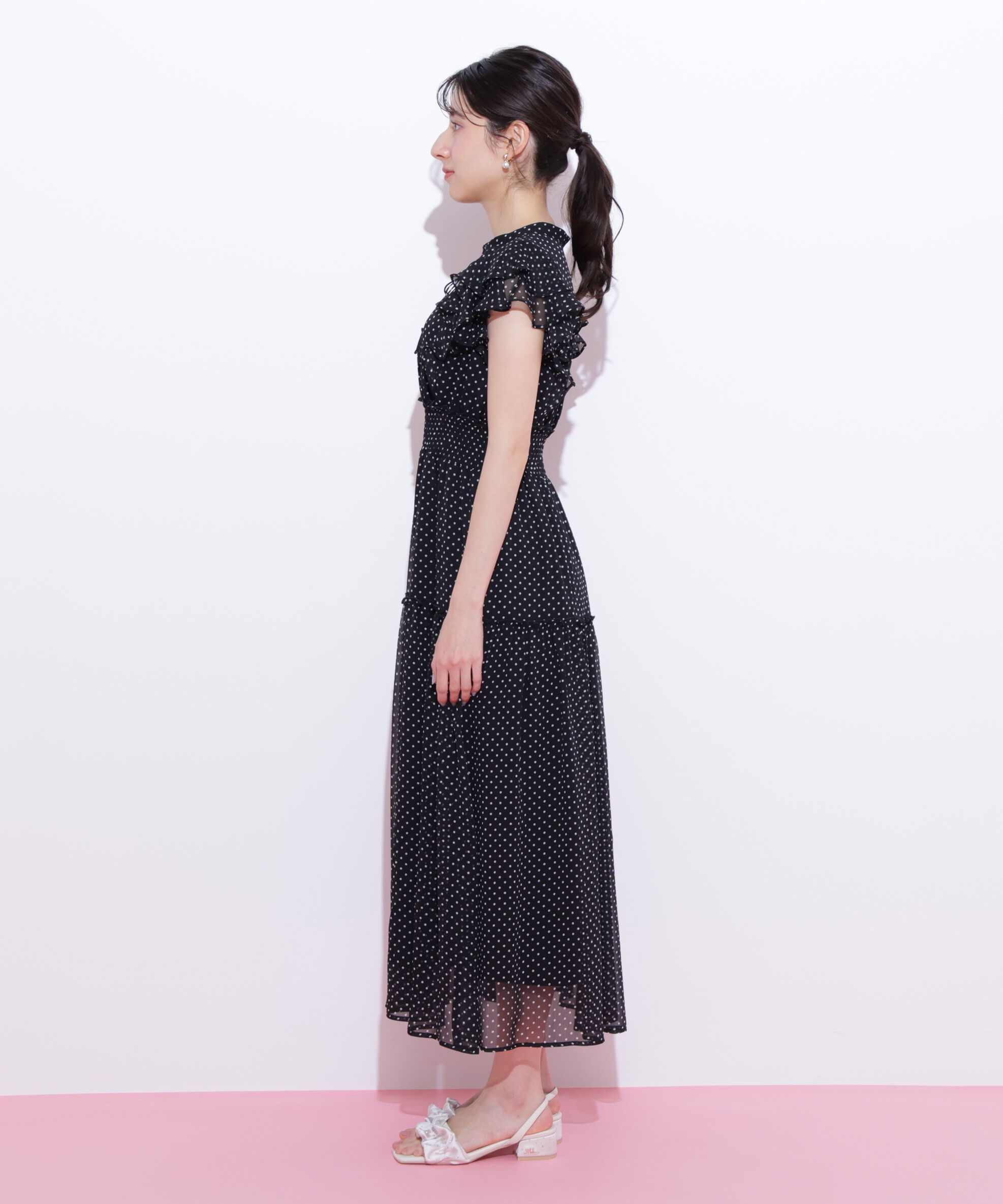  「ボリュームティアードワンピース」|ワンピース|