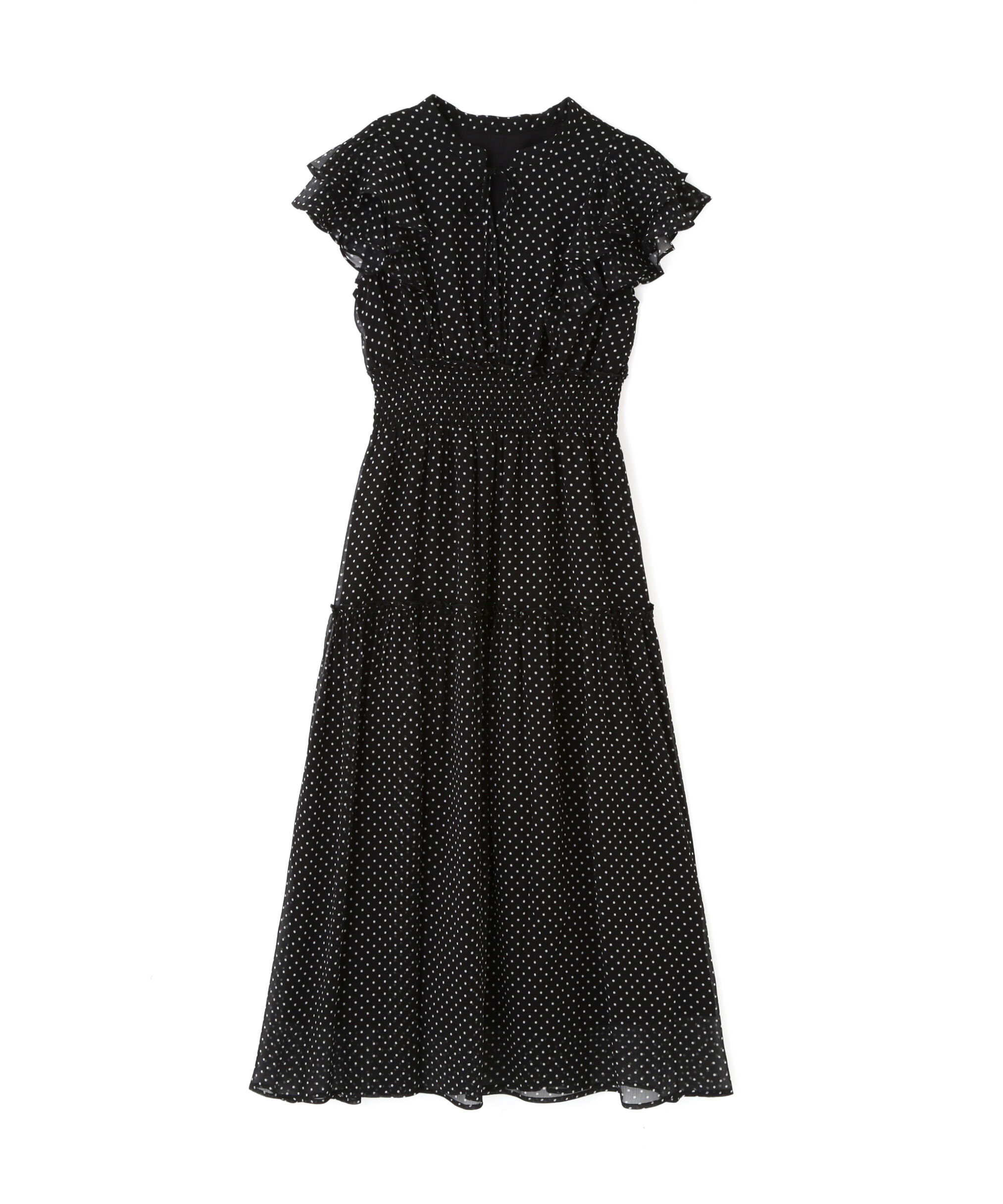  「ボリュームティアードワンピース」|ワンピース|