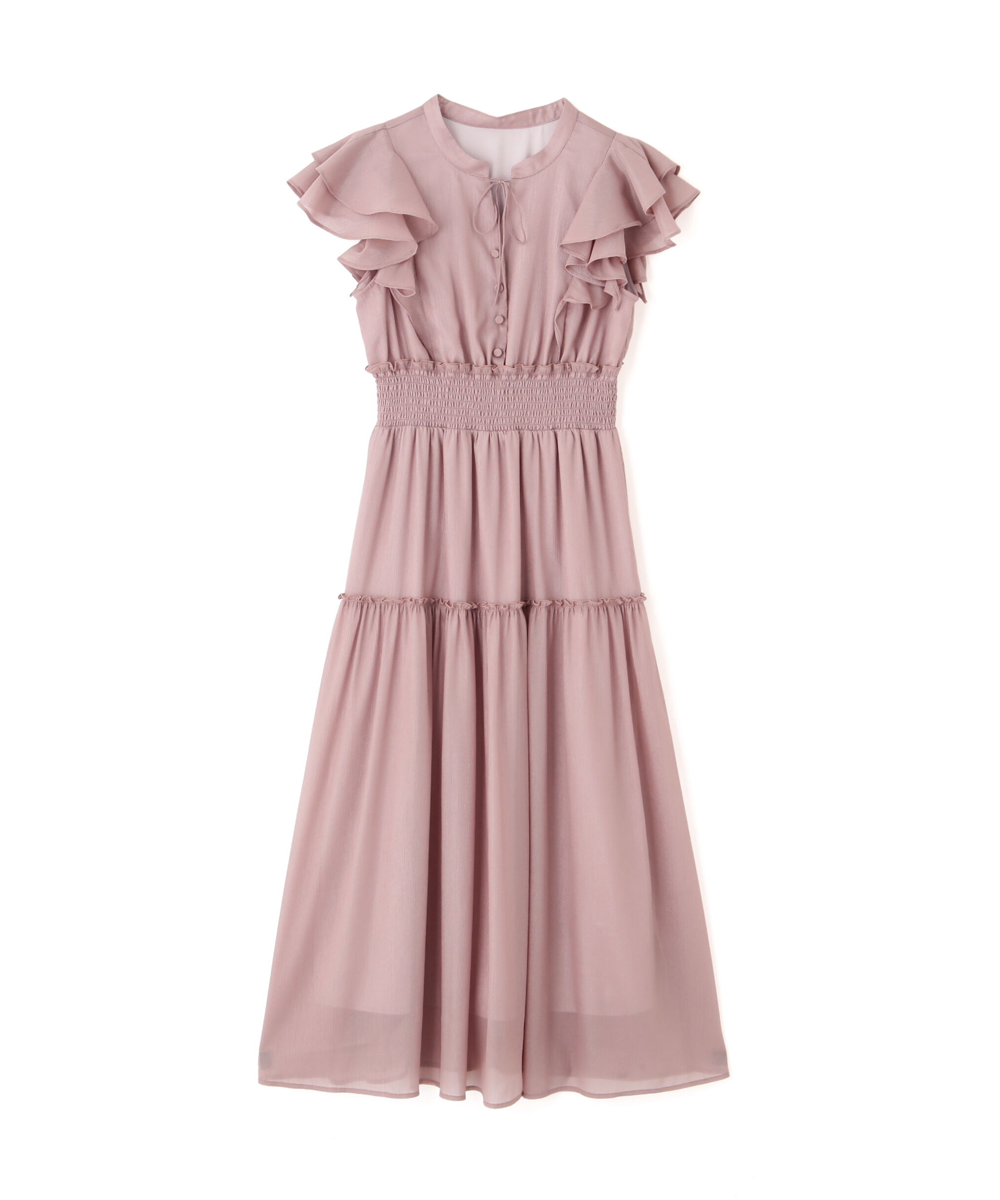  「ボリュームティアードワンピース」|ワンピース|