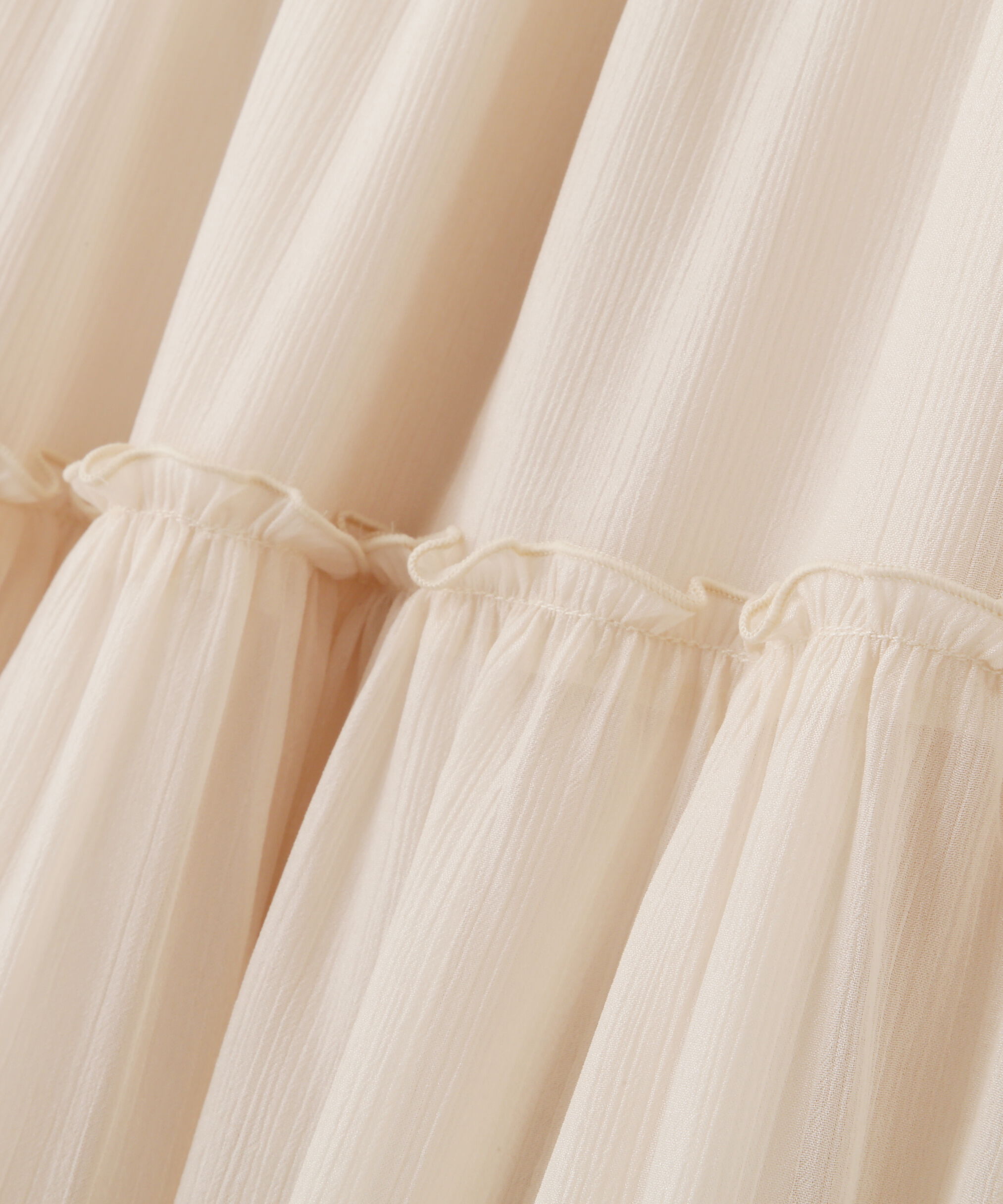  「ボリュームティアードワンピース」|ワンピース|