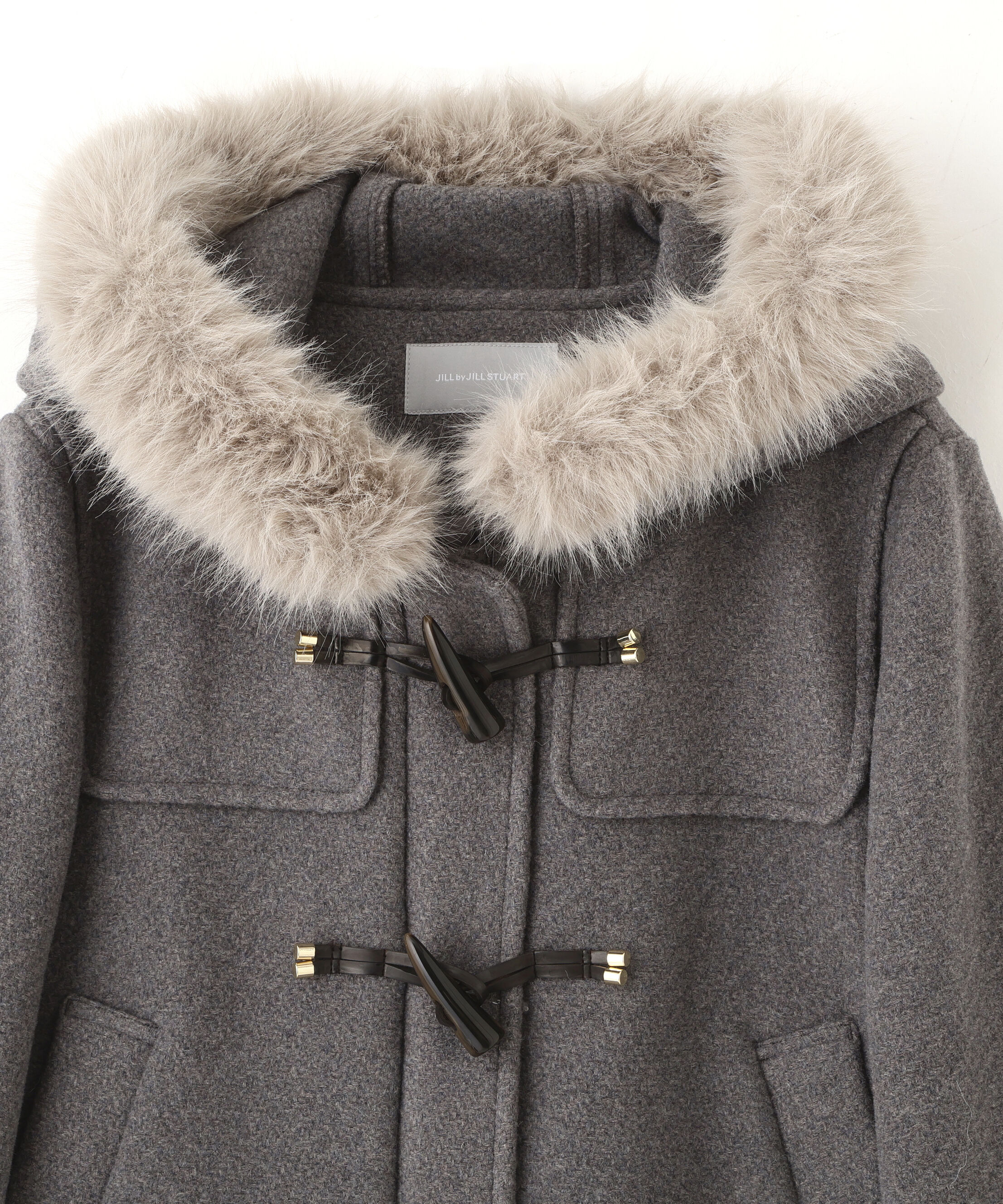  「フェイクファー付ショートダッフルコート」|その他|