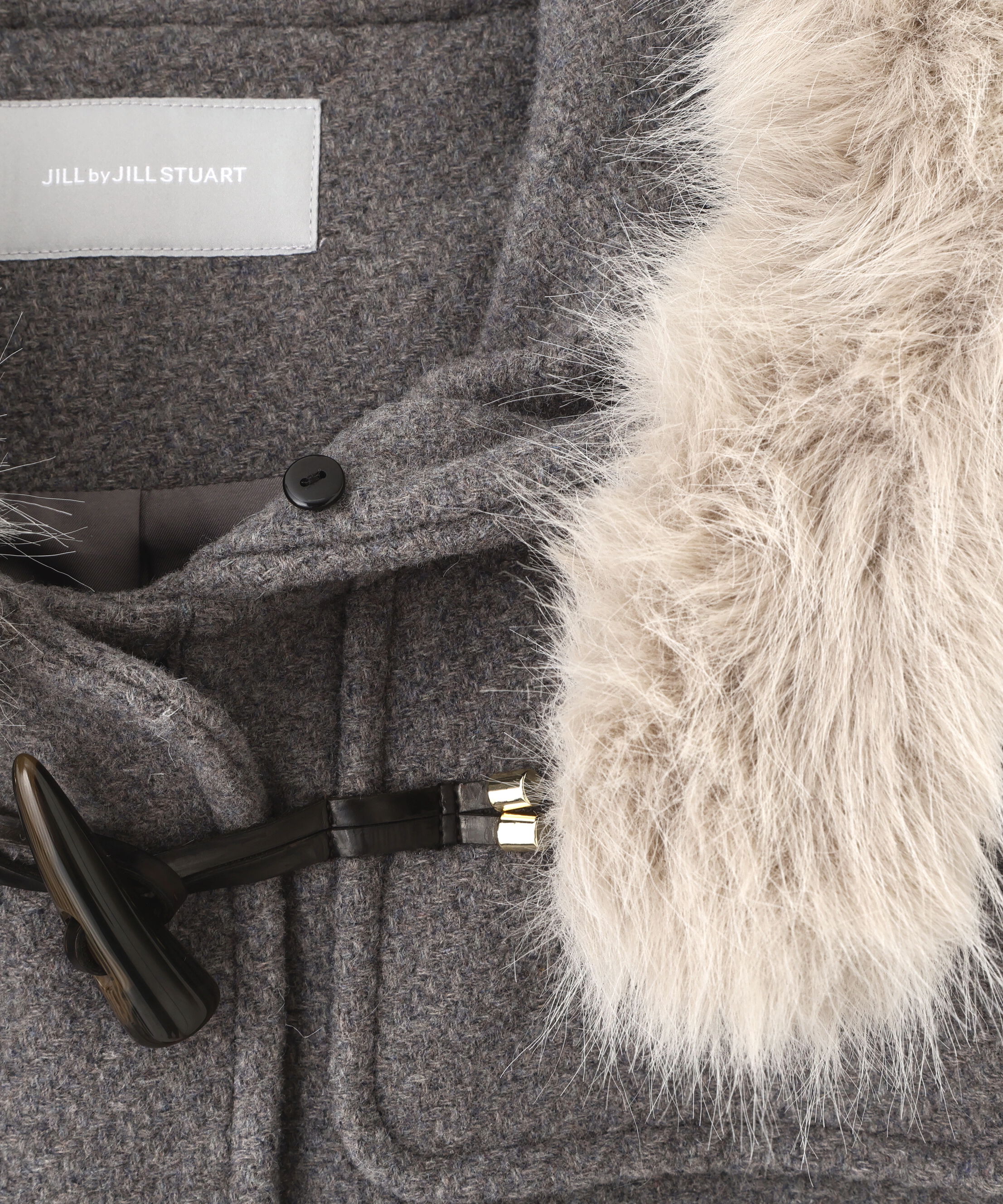  「フェイクファー付ショートダッフルコート」|その他|