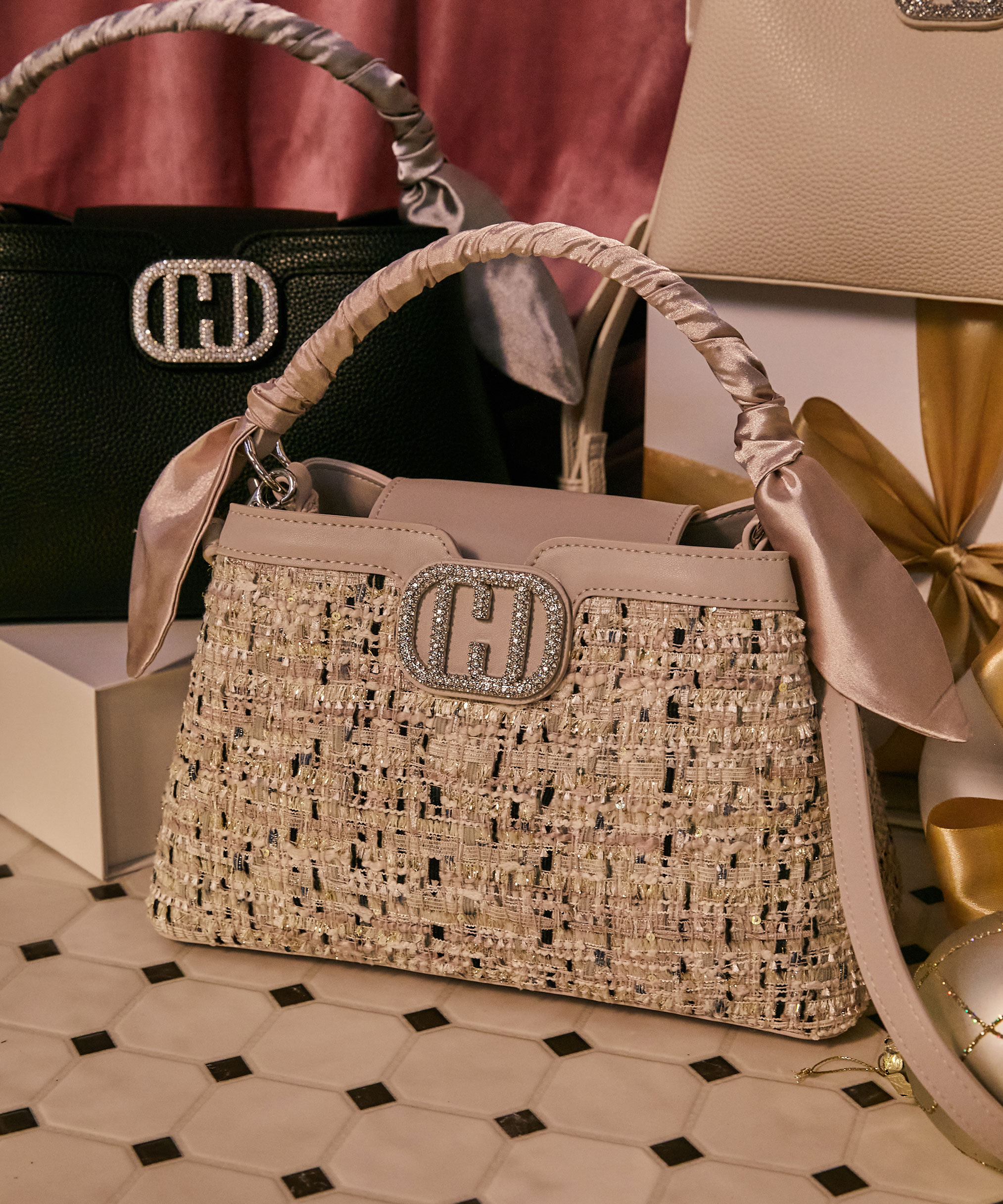  「Wink J ワンハンドルバッグ」|その他|ピンク1