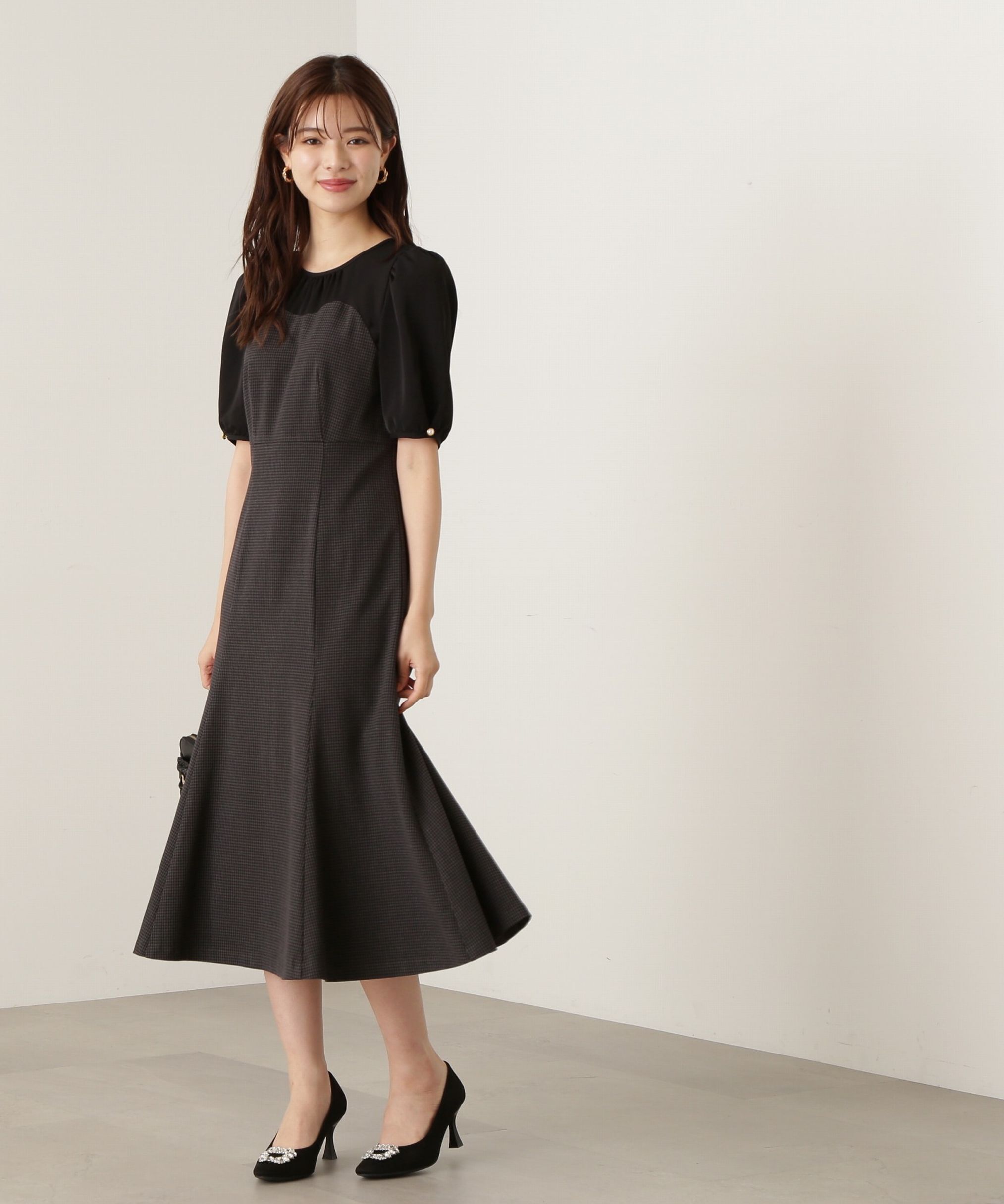 PROPORTION BODY DRESSING「チェックドッキングワンピース」|ワンピース|