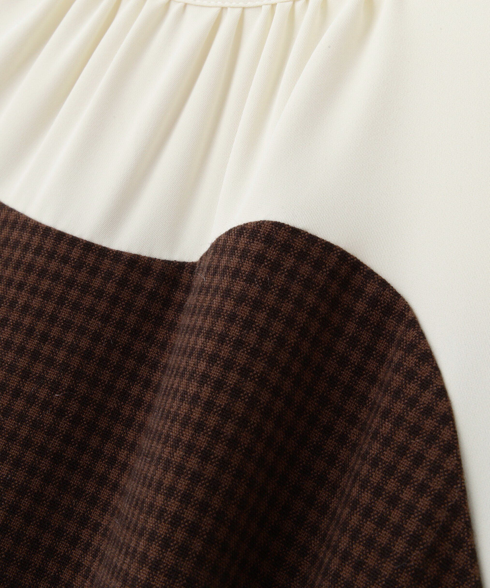 PROPORTION BODY DRESSING「チェックドッキングワンピース」|ワンピース|