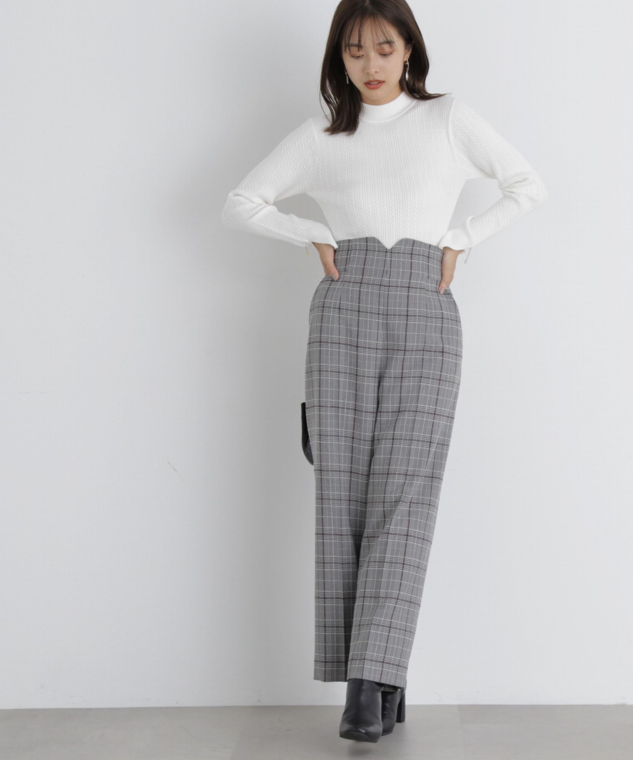 PROPORTION BODY DRESSING「ハイウエストワイドパンツ」|その他|