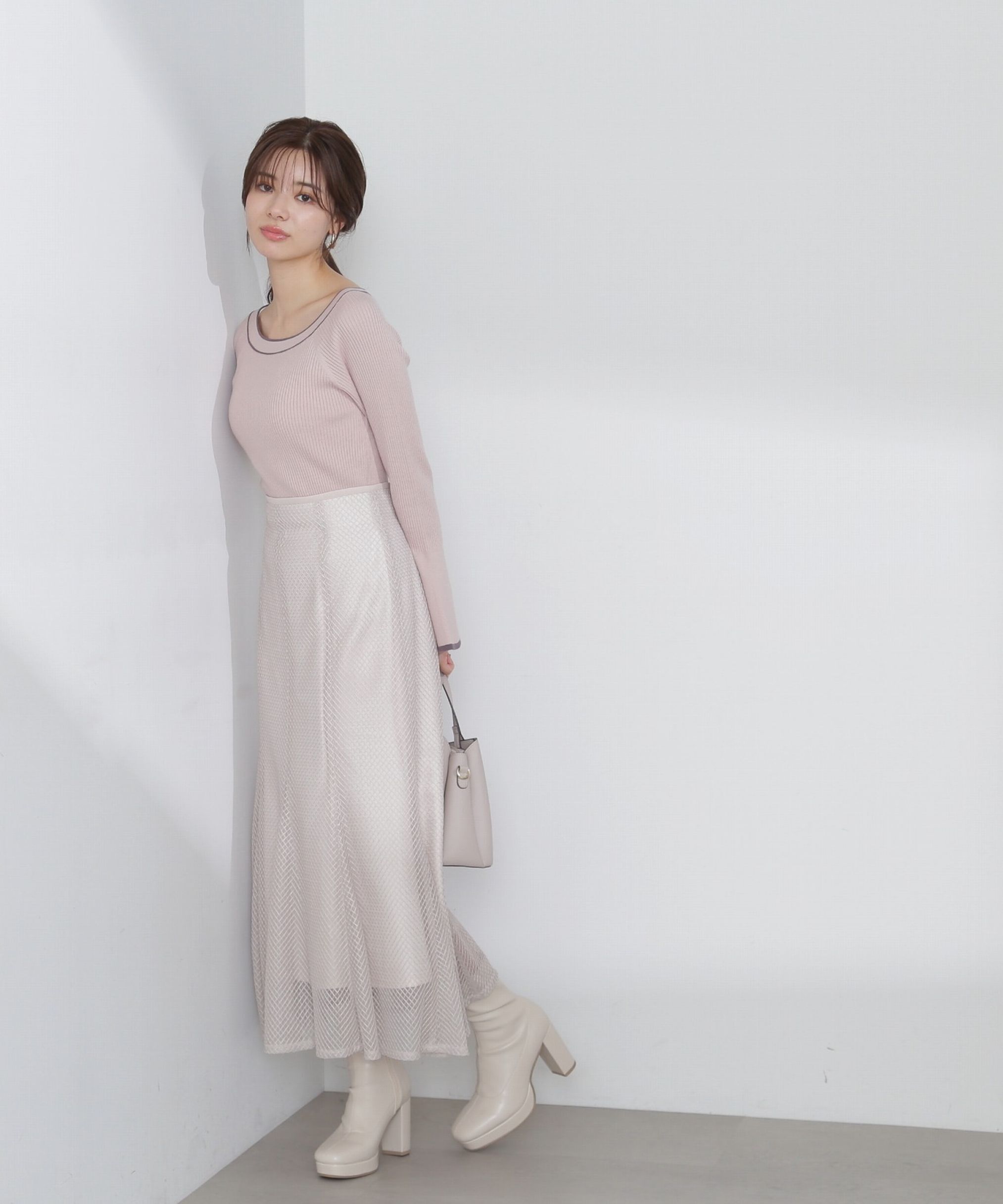 PROPORTION BODY DRESSING「パイピングレースマーメイドスカート」|スカート|