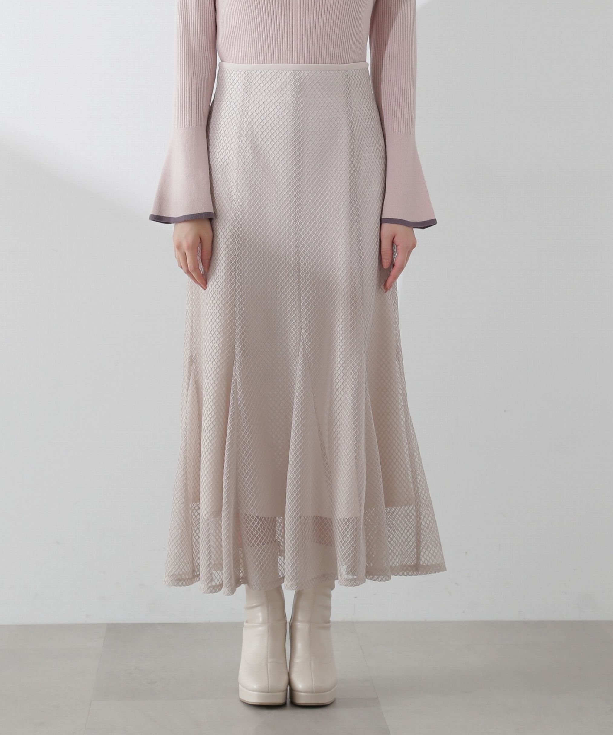 PROPORTION BODY DRESSING「パイピングレースマーメイドスカート」|スカート|