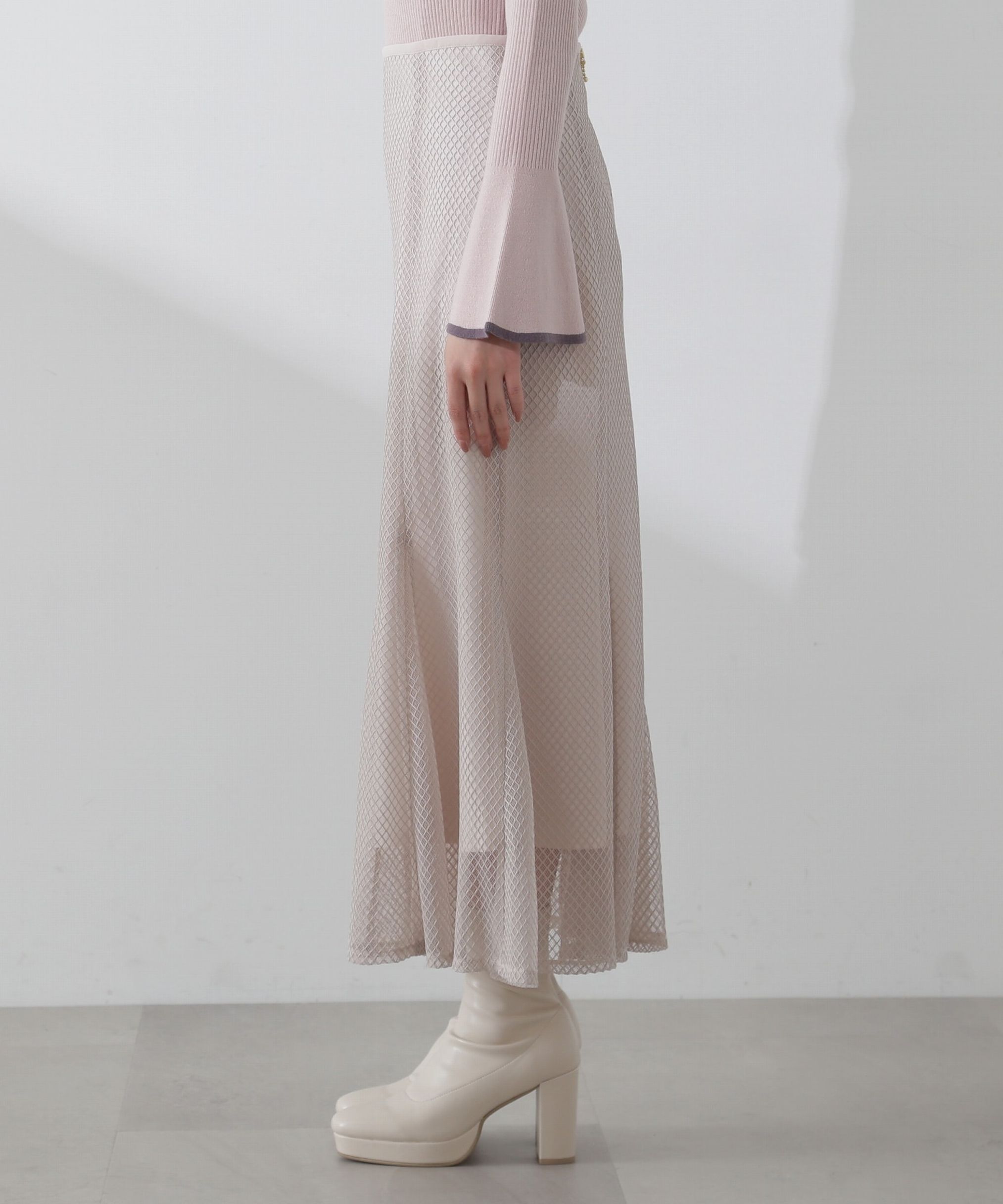 PROPORTION BODY DRESSING「パイピングレースマーメイドスカート」|スカート|