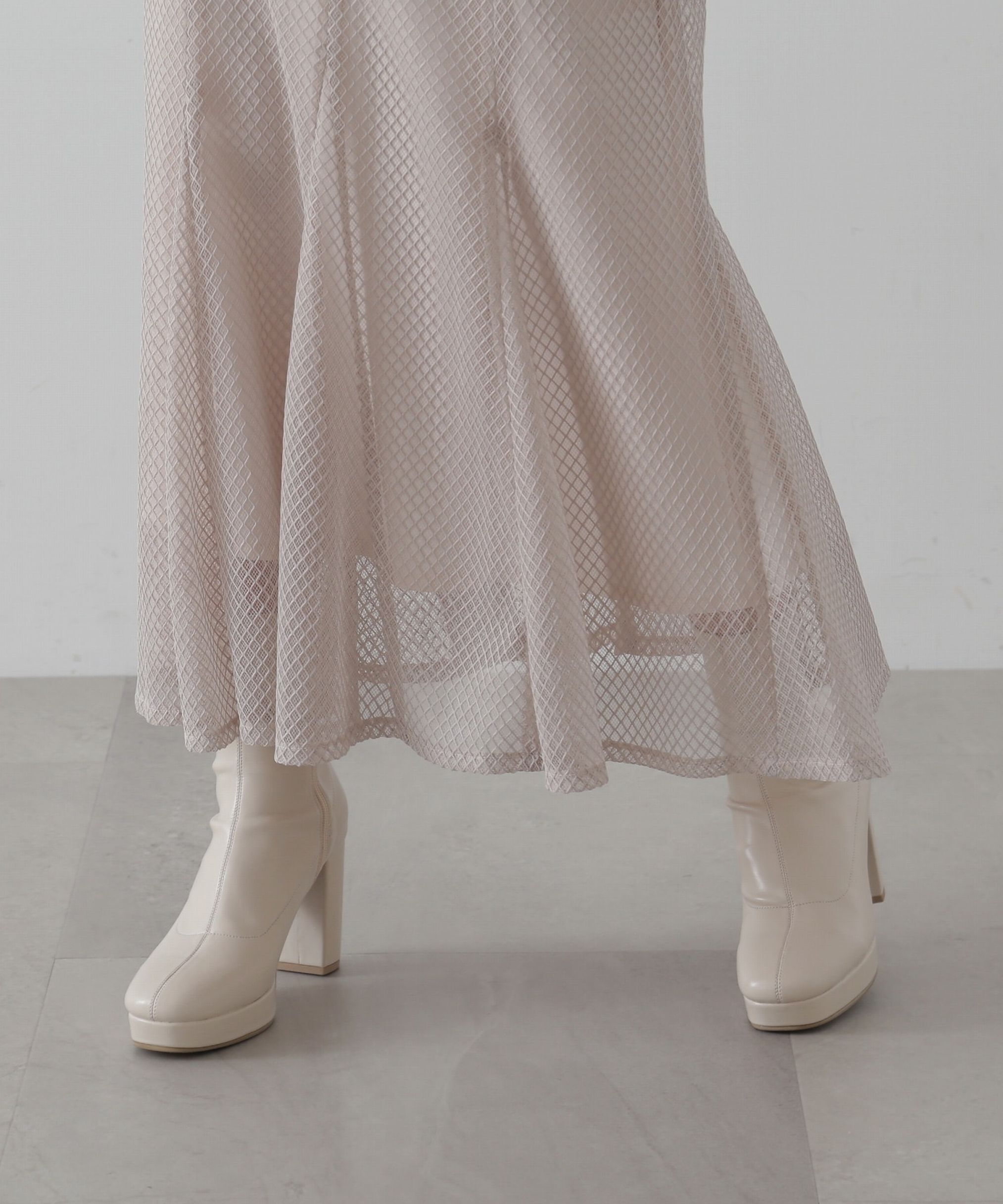 PROPORTION BODY DRESSING「パイピングレースマーメイドスカート」|スカート|