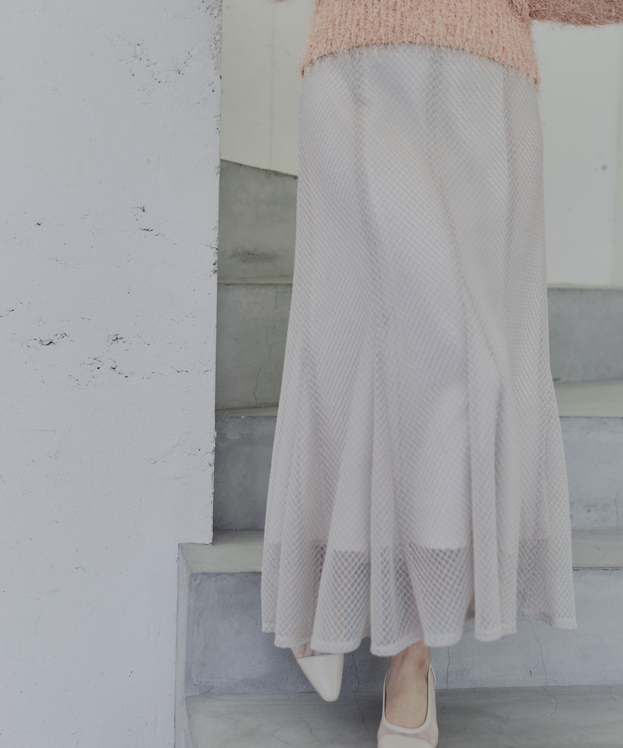 PROPORTION BODY DRESSING「パイピングレースマーメイドスカート」|スカート|