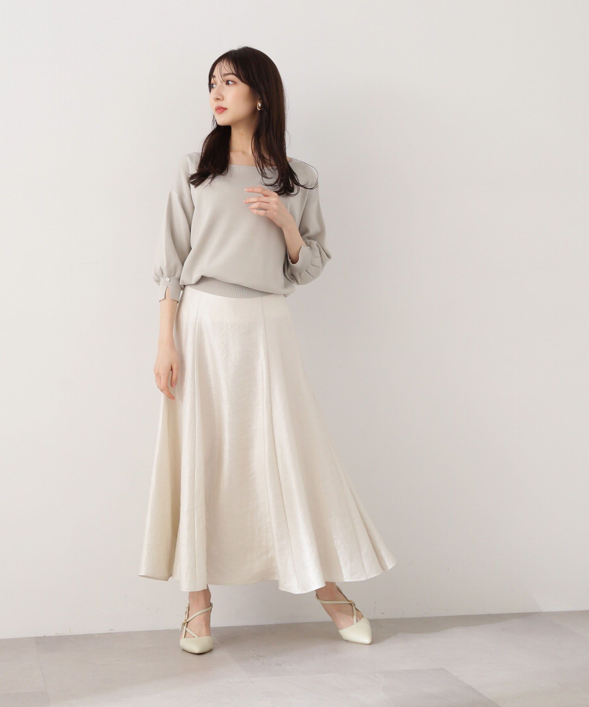 PROPORTION BODY DRESSING「サイドマチフレアスカート」|スカート|