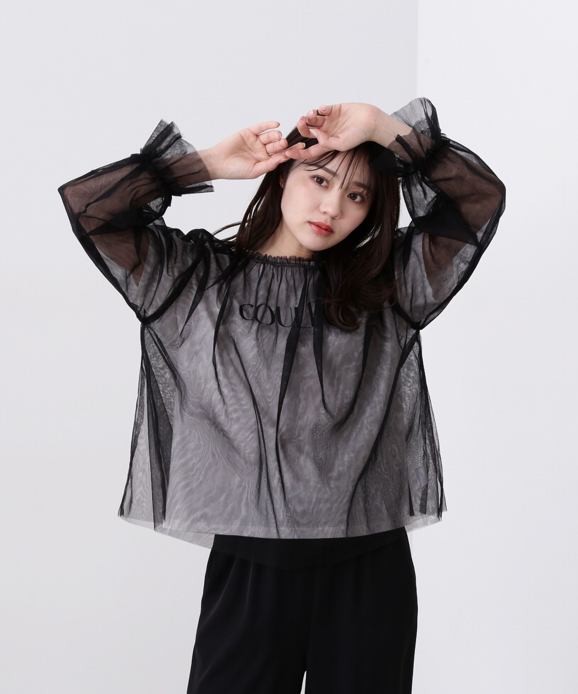 PROPORTION BODY DRESSING「シアーチュールブラウス」|シャツ・ブラウス|