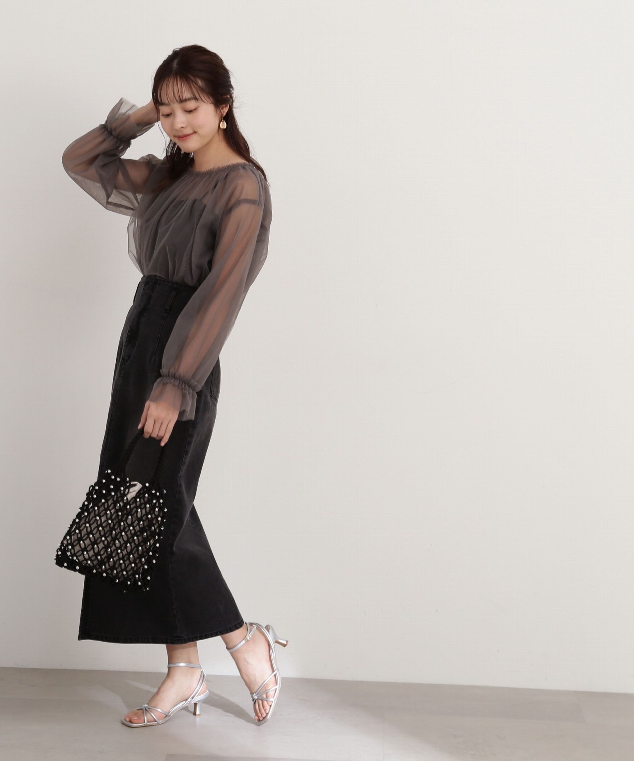 PROPORTION BODY DRESSING「シアーチュールブラウス」|シャツ・ブラウス|