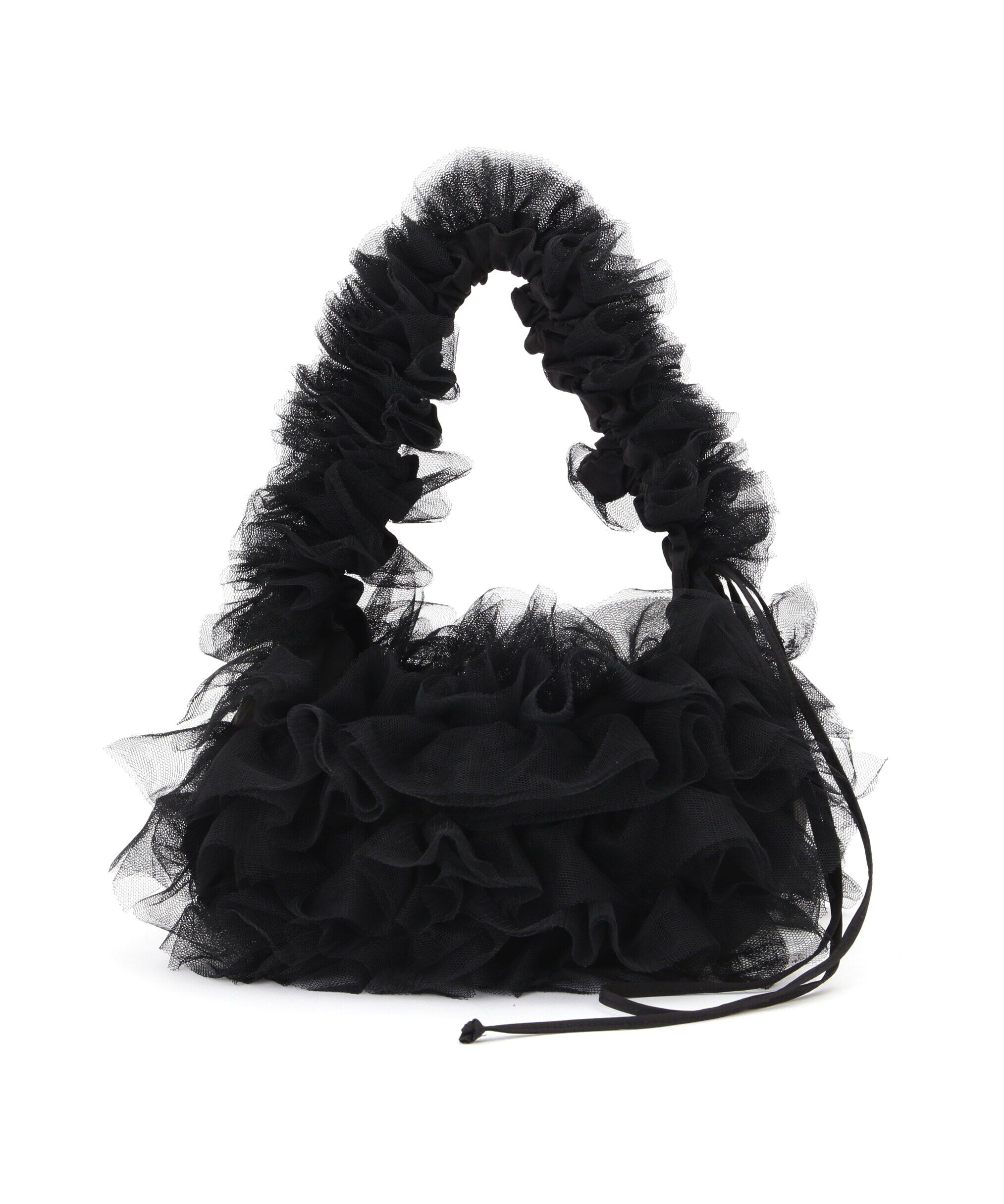PROPORTION BODY DRESSING「チュールフリルバッグ」|その他|ブラック