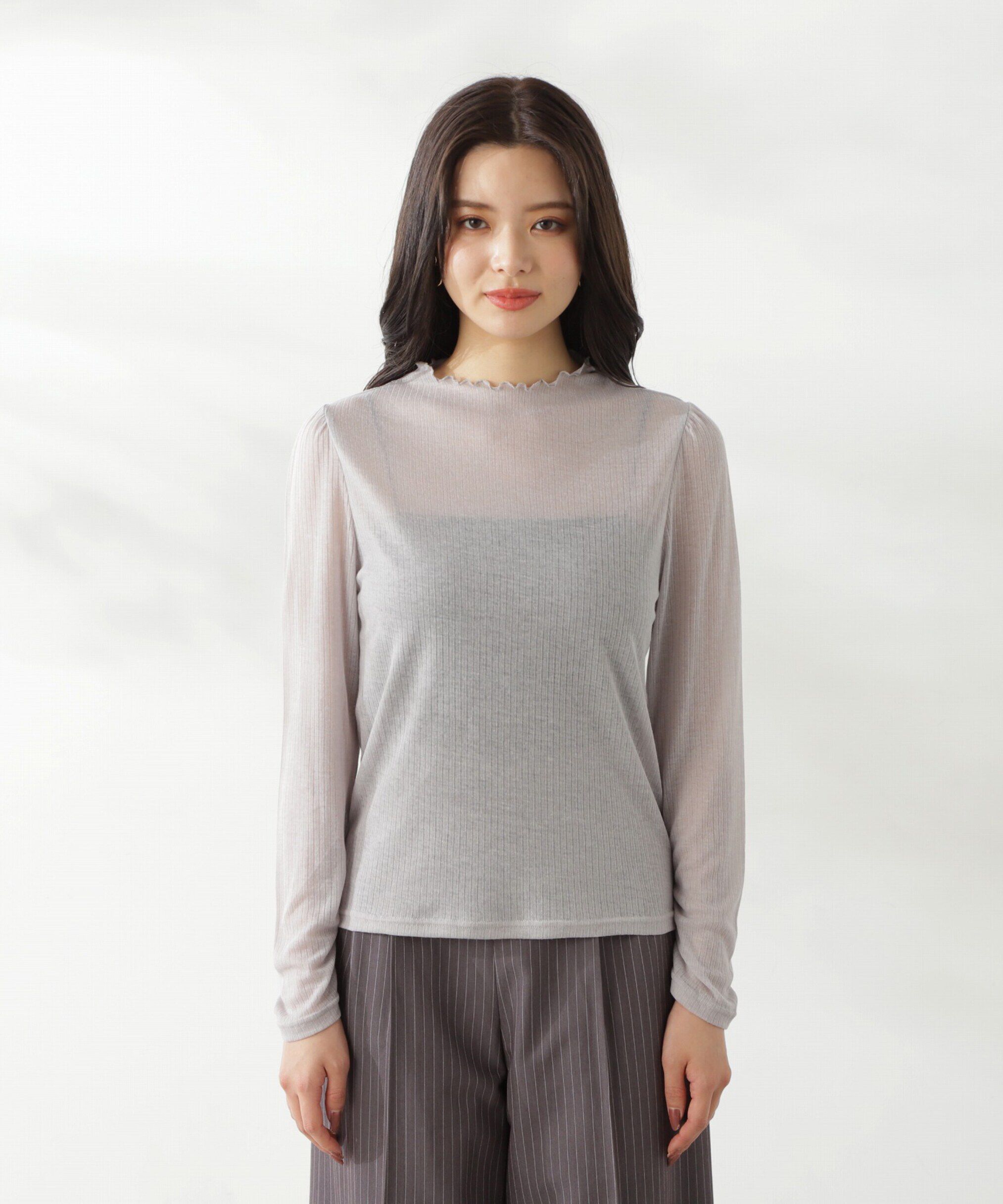 PROPORTION BODY DRESSING「シアーリブカットソー」|Tシャツ・カットソー|