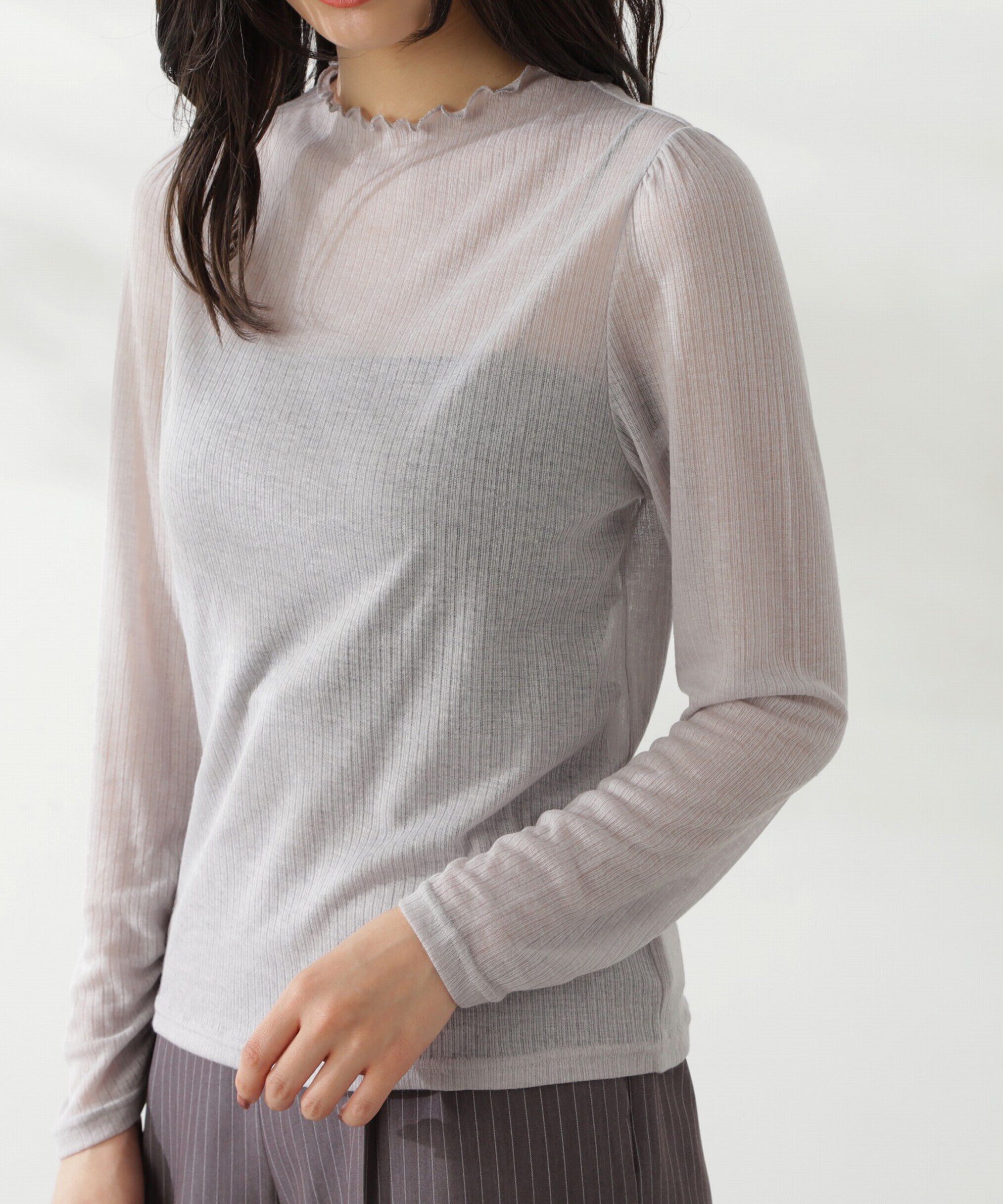 PROPORTION BODY DRESSING「シアーリブカットソー」|Tシャツ・カットソー|