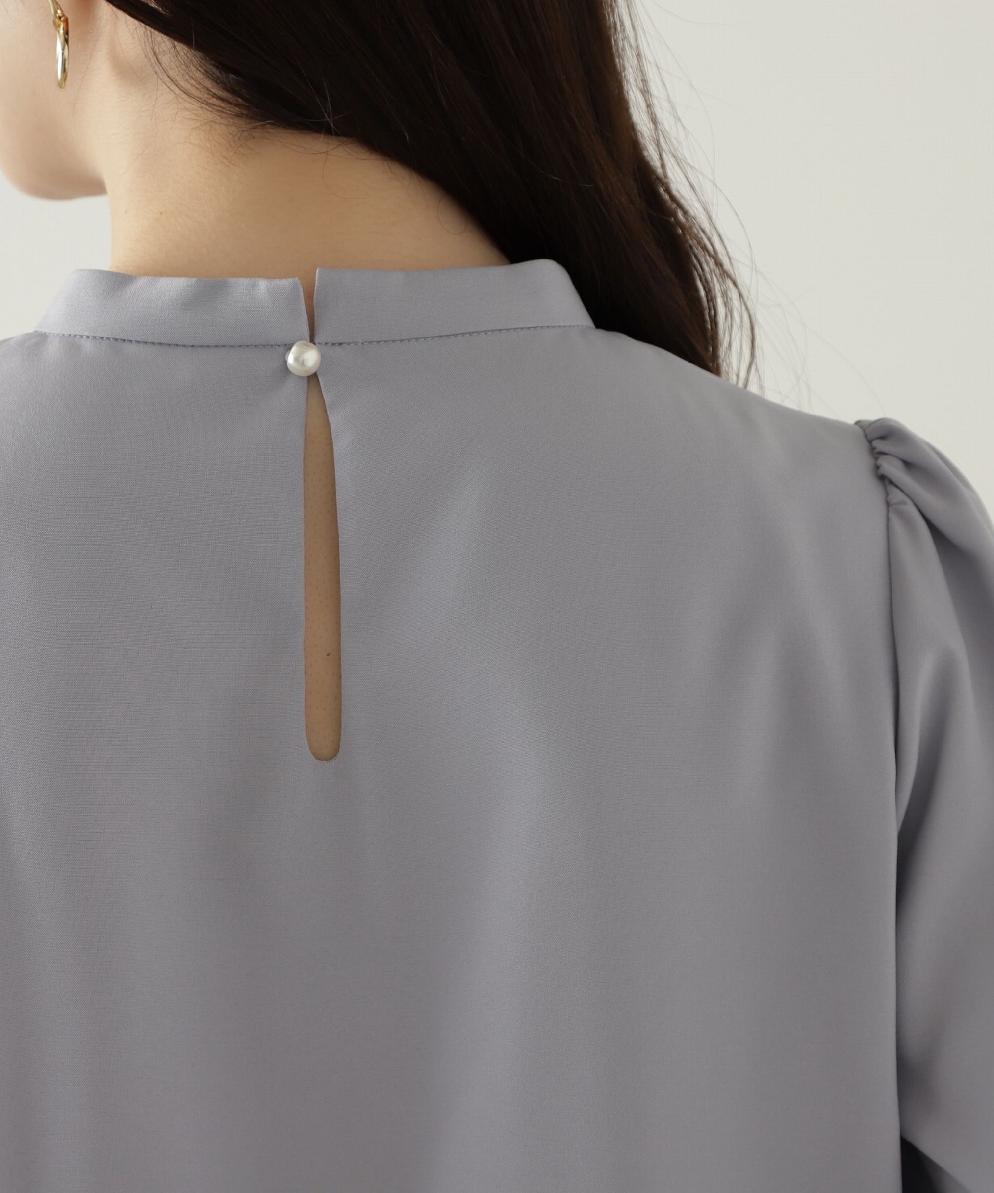 PROPORTION BODY DRESSING「スタンドパールブラウス　24AW」|シャツ・ブラウス|