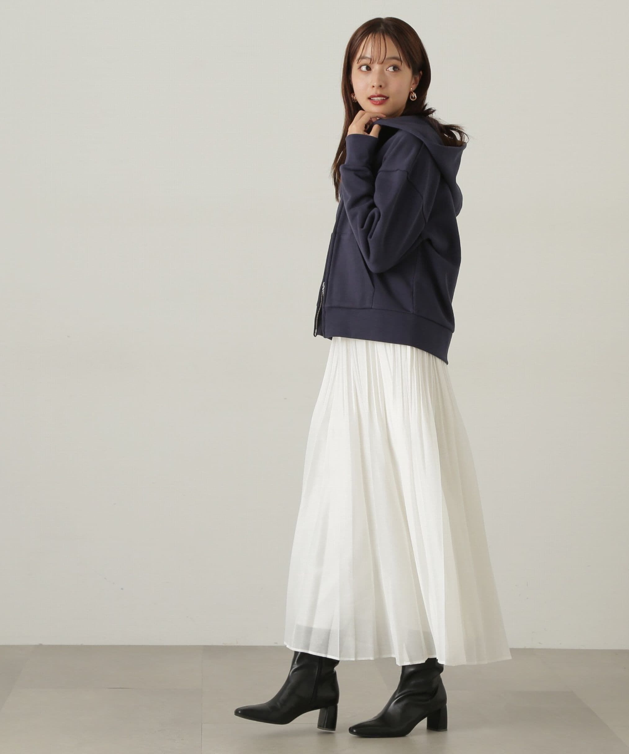 PROPORTION BODY DRESSING「プリーツオーガンスカート　24AW」|スカート|