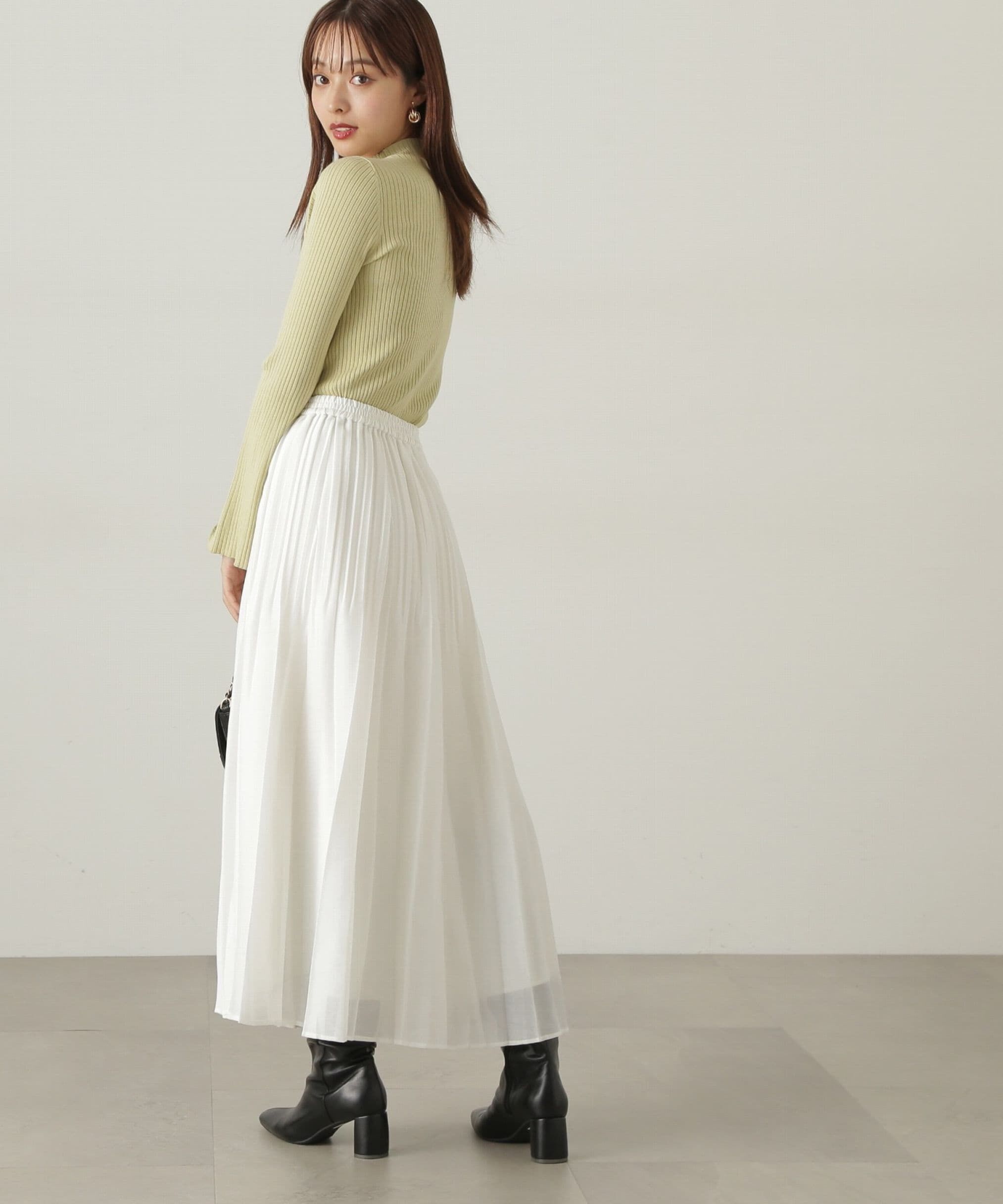 PROPORTION BODY DRESSING「プリーツオーガンスカート　24AW」|スカート|