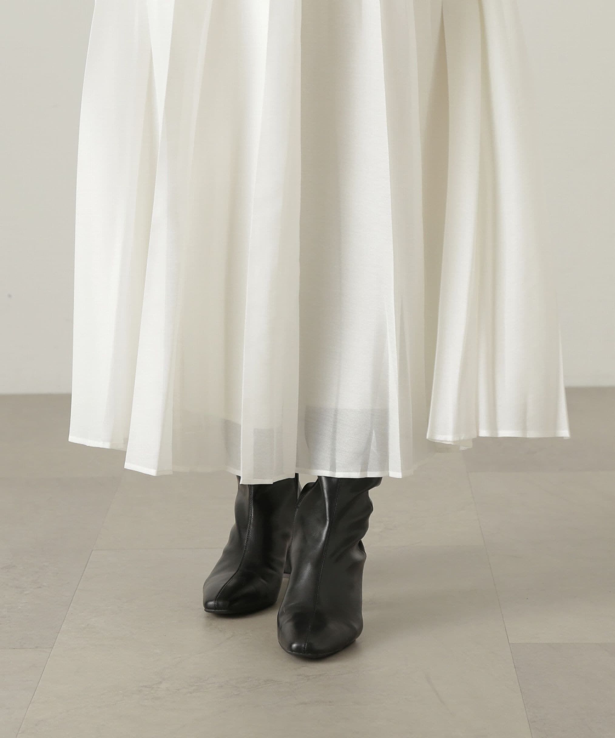 PROPORTION BODY DRESSING「プリーツオーガンスカート　24AW」|スカート|