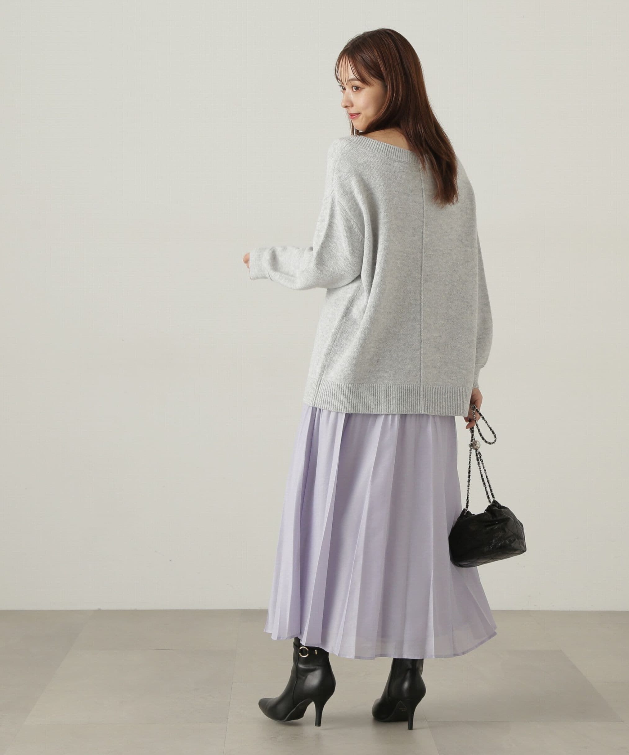 PROPORTION BODY DRESSING「プリーツオーガンスカート　24AW」|スカート|