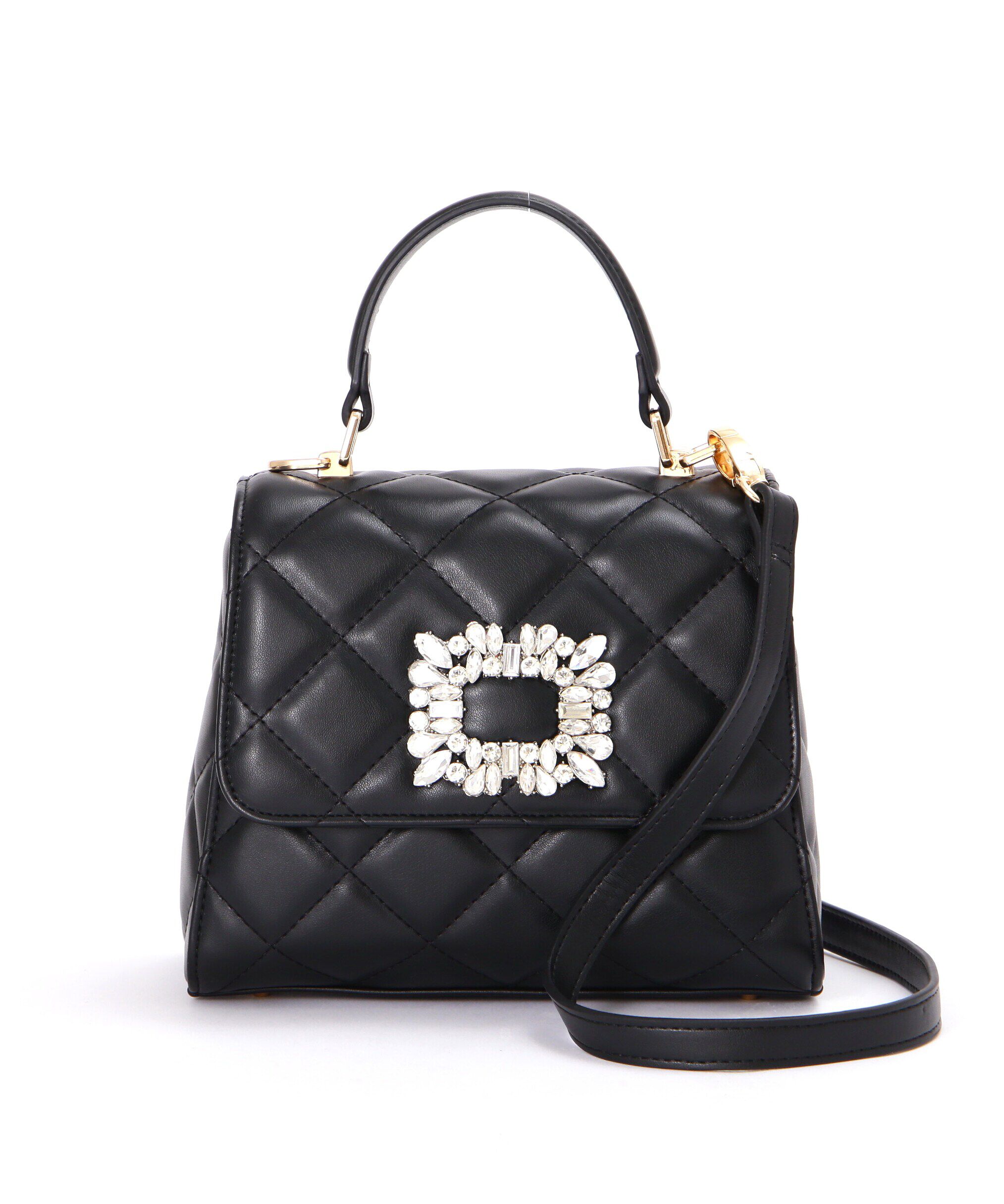 PROPORTION BODY DRESSING「キルティングビジューショルダー」|その他|ブラック