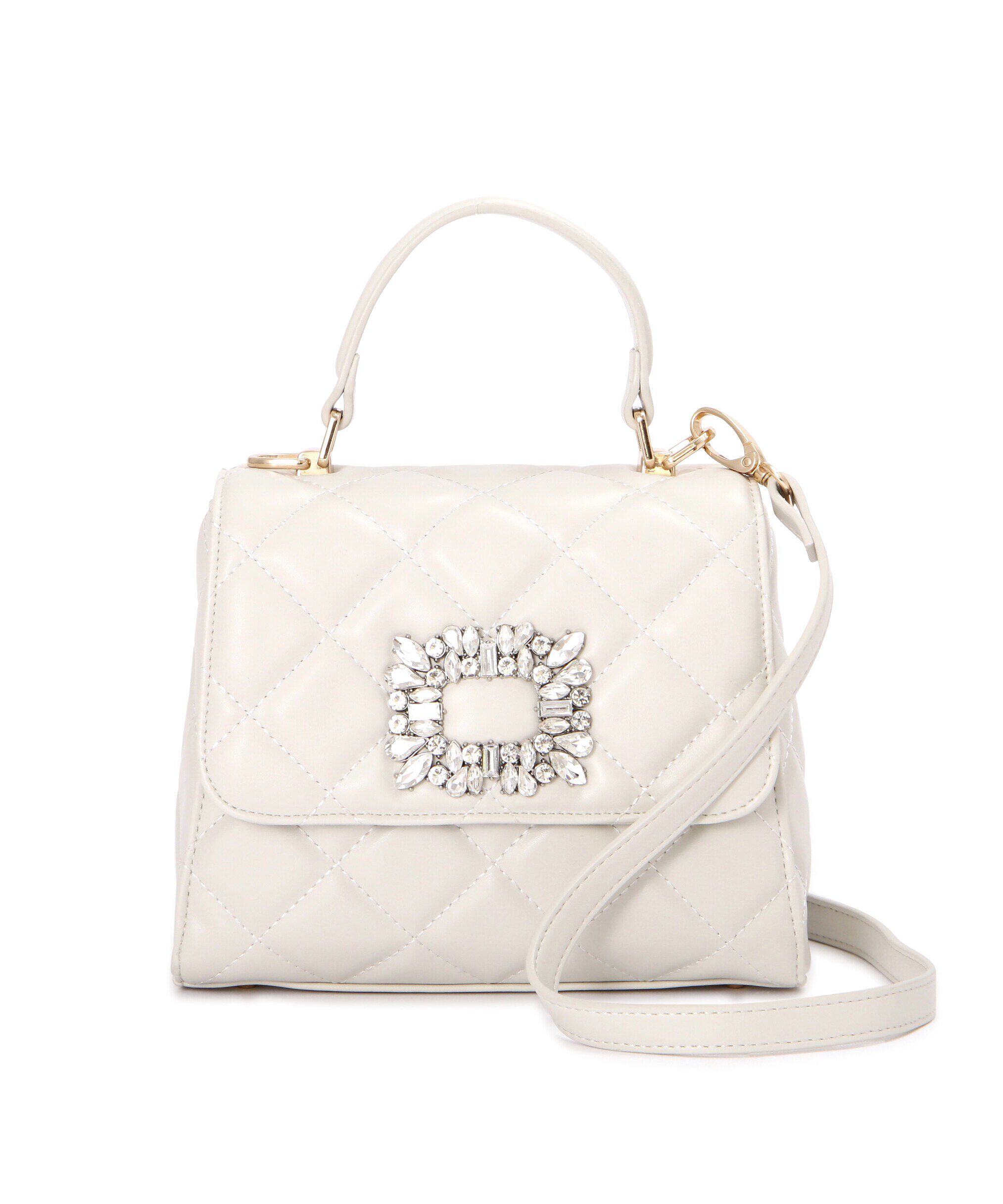 PROPORTION BODY DRESSING「キルティングビジューショルダー」|その他|ライトグレー