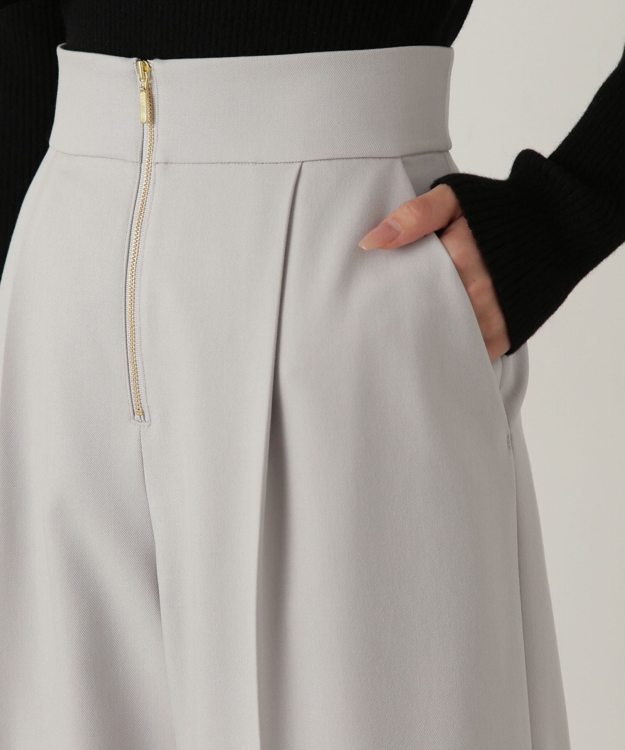 PROPORTION BODY DRESSING「フロントファスナーワイドパンツ」|その他|