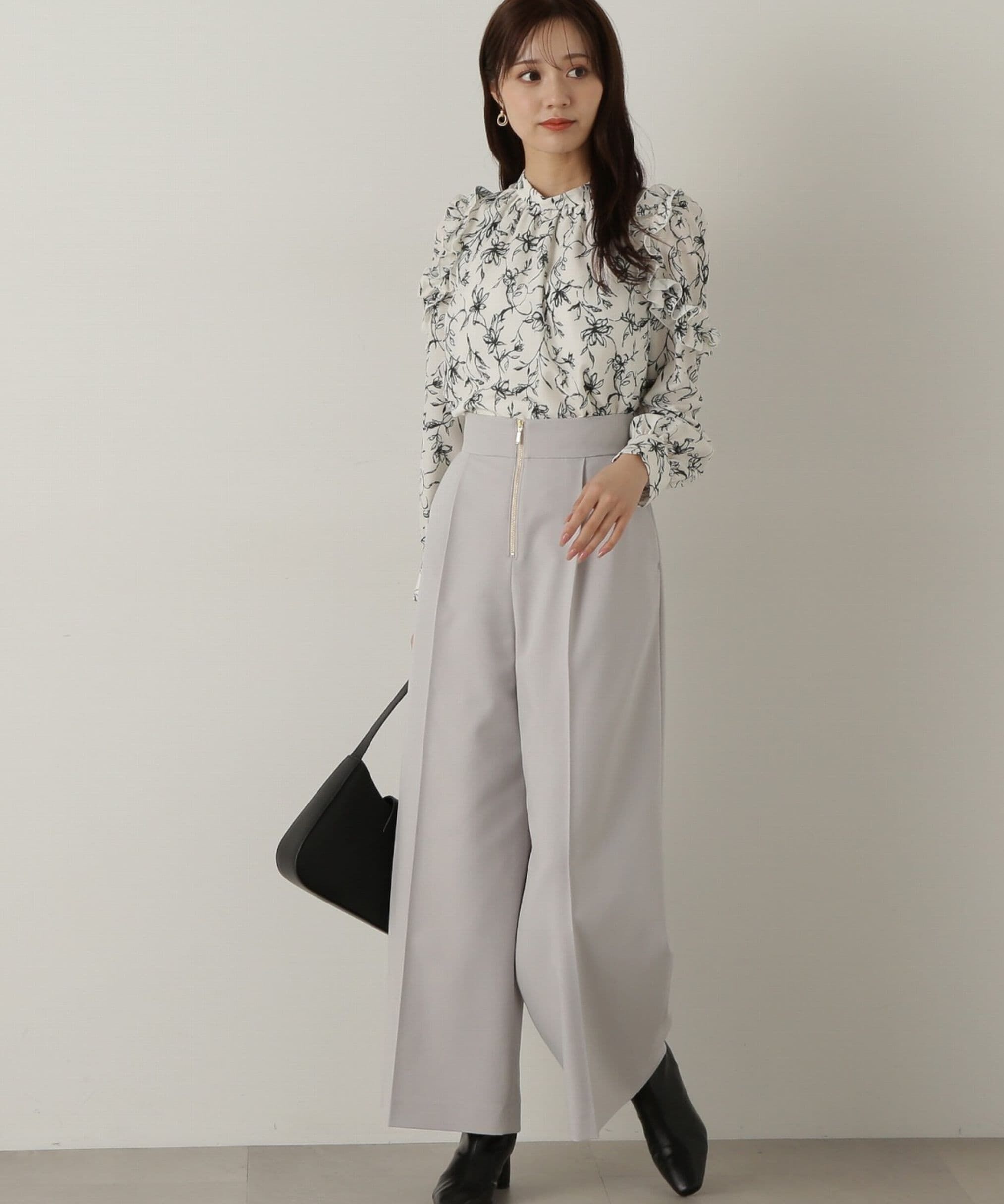 PROPORTION BODY DRESSING「フロントファスナーワイドパンツ」|その他|