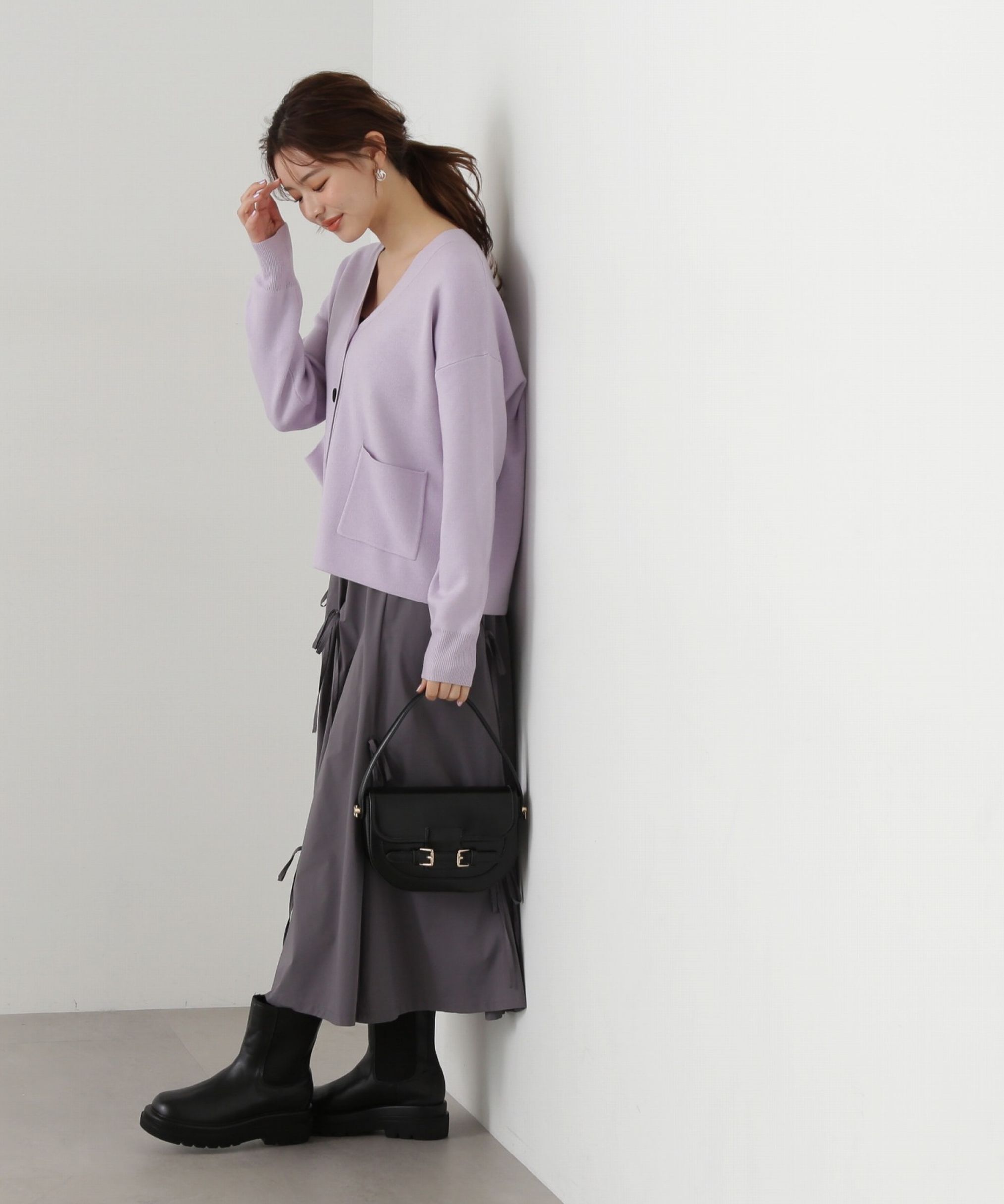 PROPORTION BODY DRESSING「リボン付きフレアスカート」|スカート|