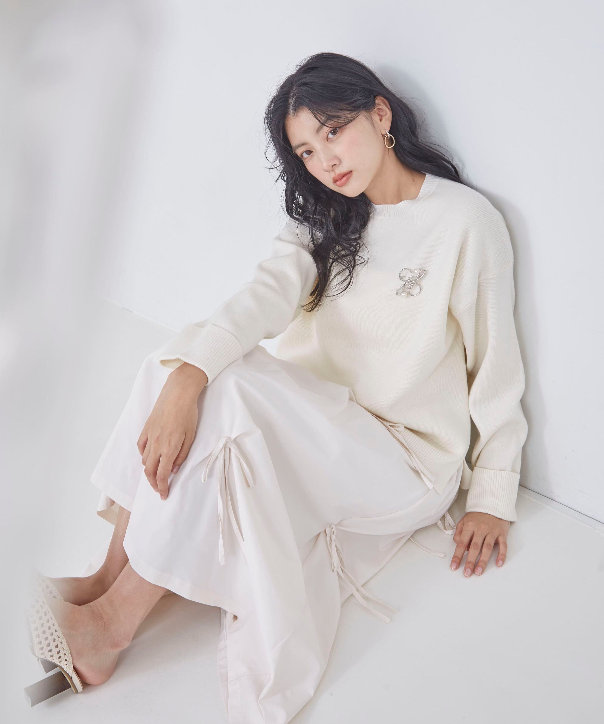 PROPORTION BODY DRESSING「リボン付きフレアスカート」|スカート|