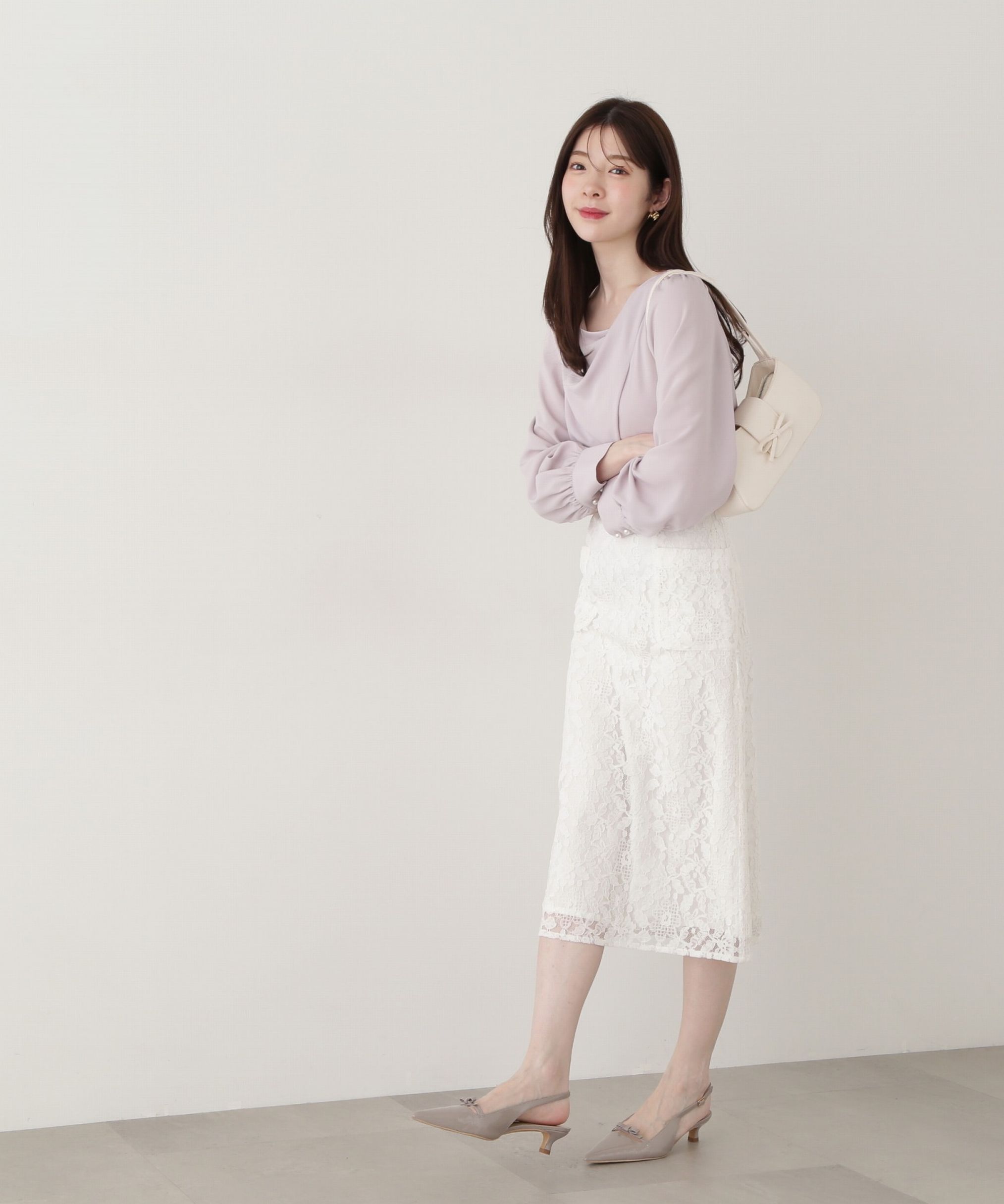 PROPORTION BODY DRESSING「レースタイトスカート」|スカート|