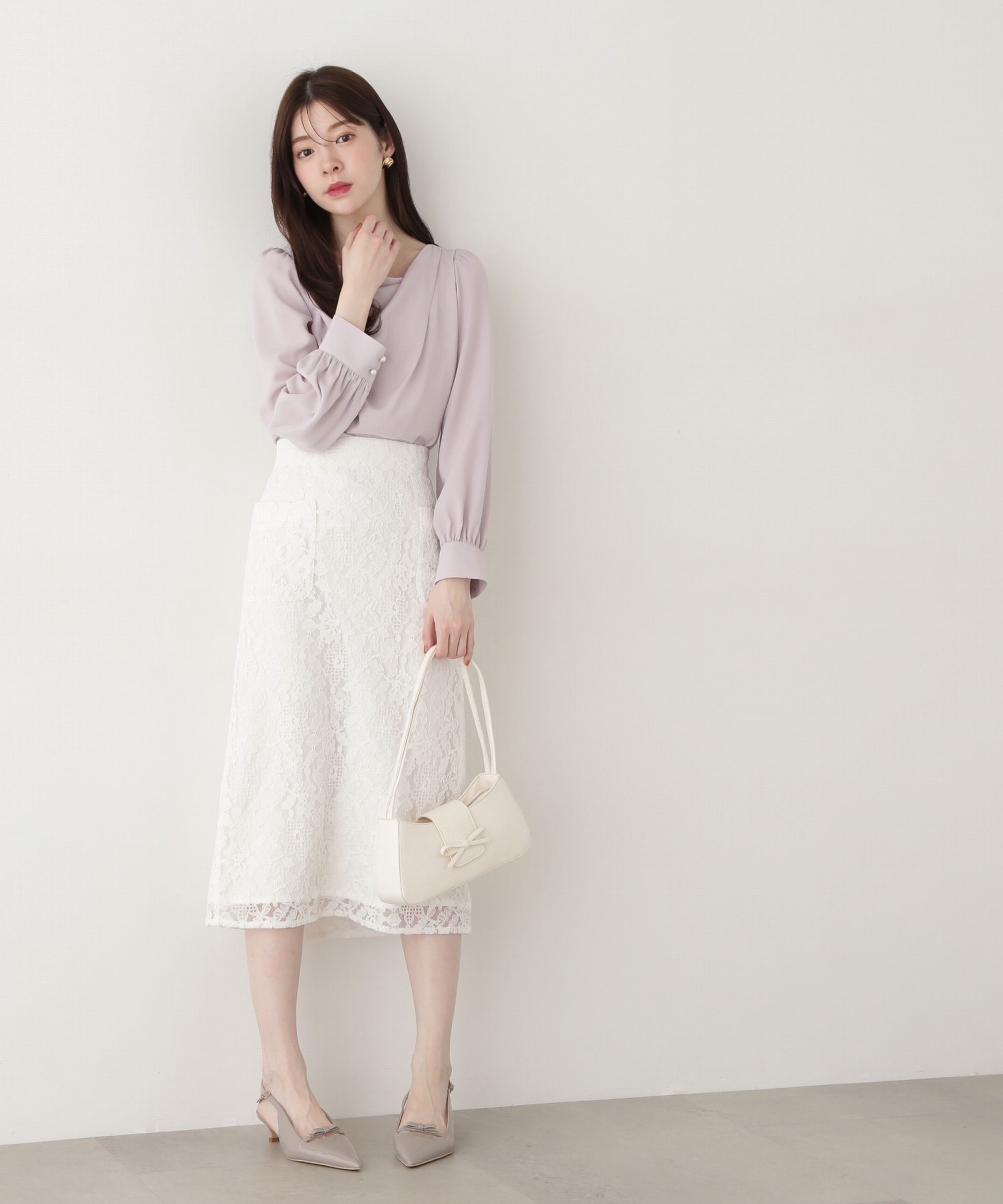 PROPORTION BODY DRESSING「レースタイトスカート」|スカート|