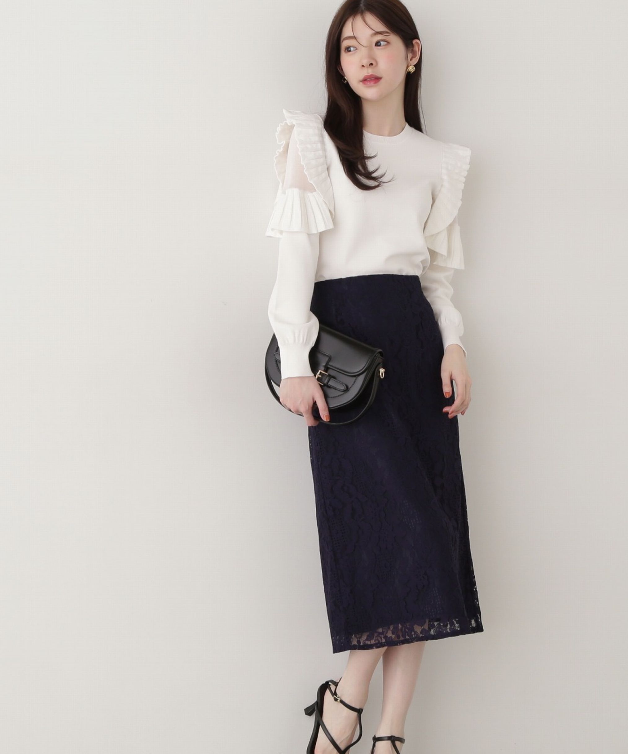 PROPORTION BODY DRESSING「レースタイトスカート」|スカート|