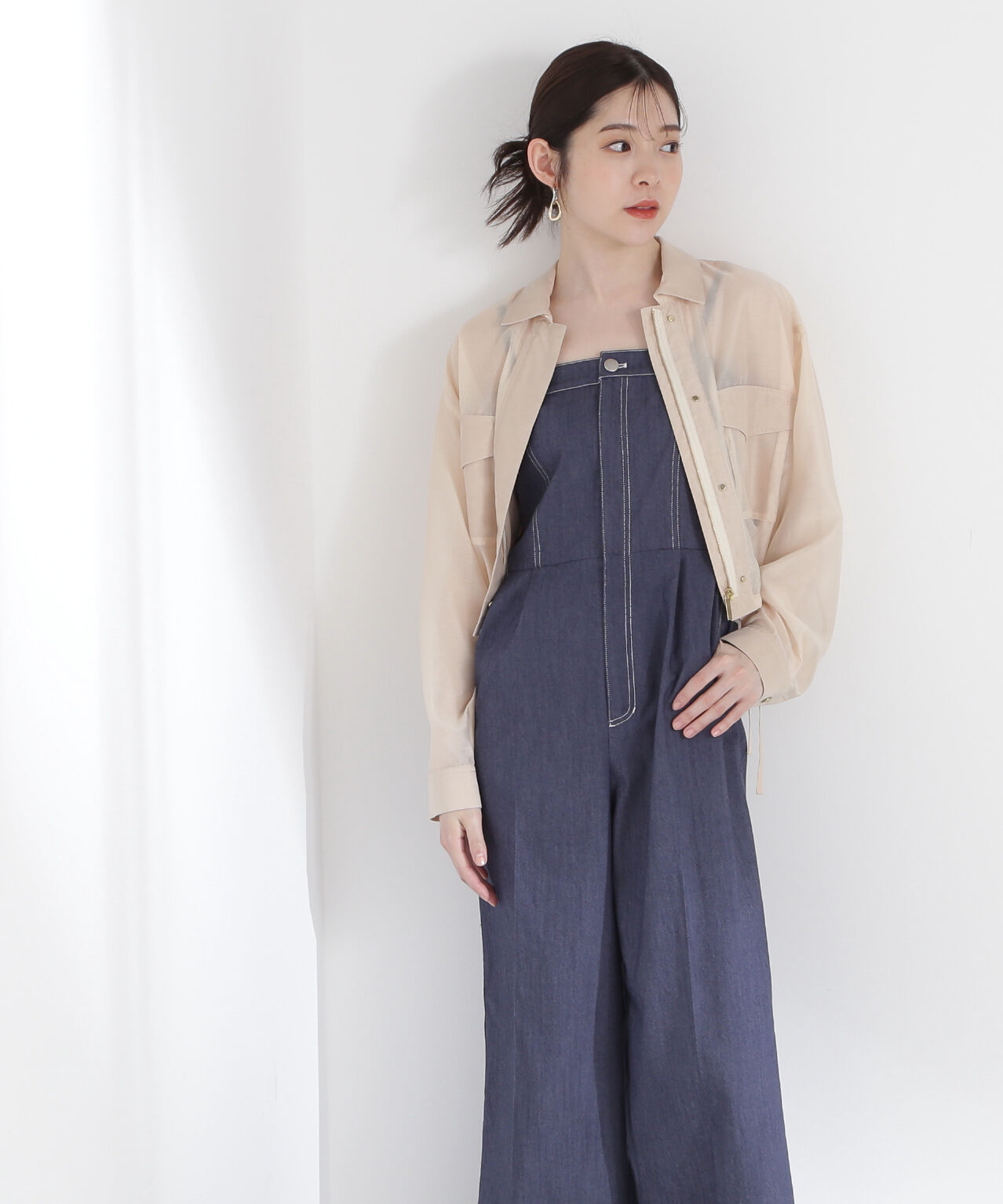 PROPORTION BODY DRESSING「シアーブルゾン」|ブルゾン・スタジャン|