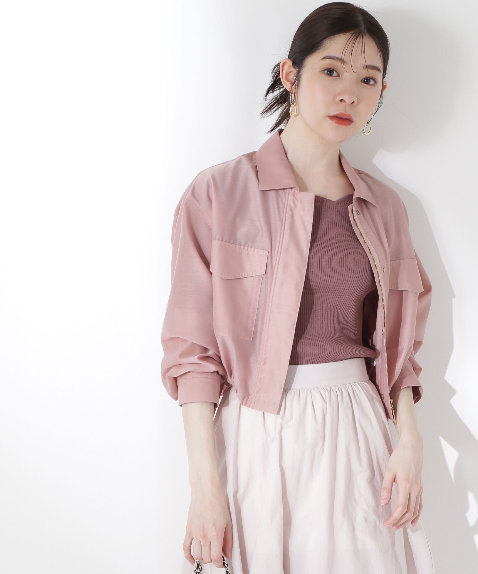 PROPORTION BODY DRESSING「シアーブルゾン」|ブルゾン・スタジャン|